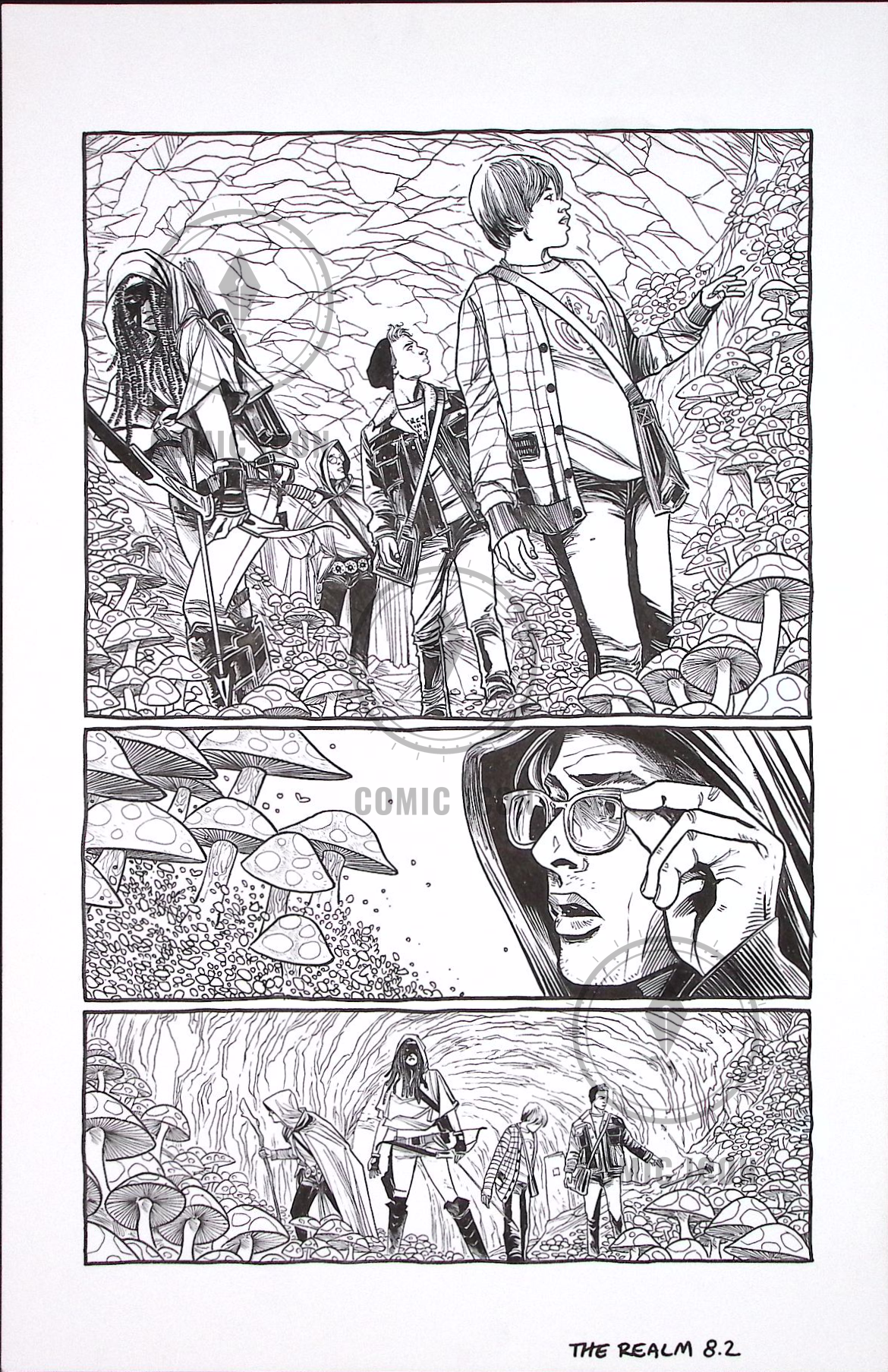 The Realm #8 — Page 2 — Jeremy Haun Original Art