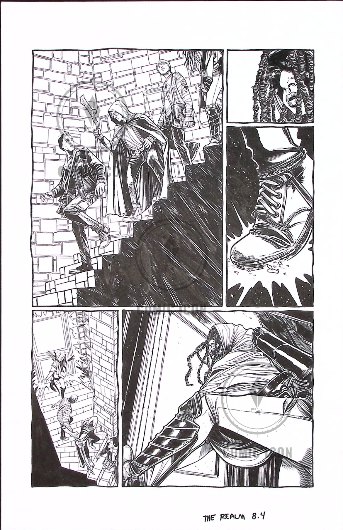 The Realm #8 — Page 4 — Jeremy Haun Original Art