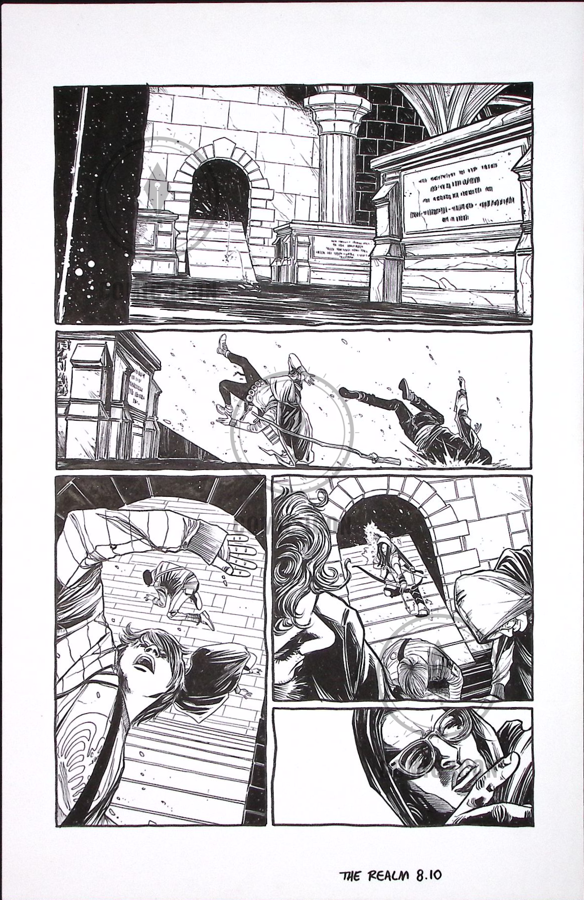The Realm #8 — Page 10 — Jeremy Haun Original Art