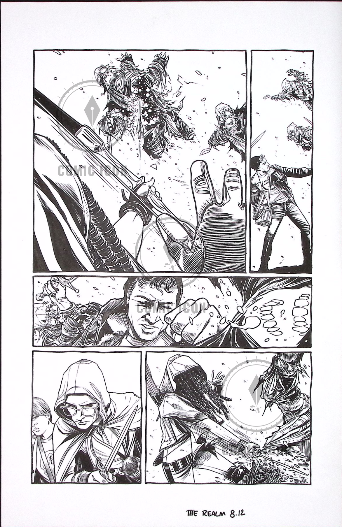 The Realm #8 — Page 12 — Jeremy Haun Original Art
