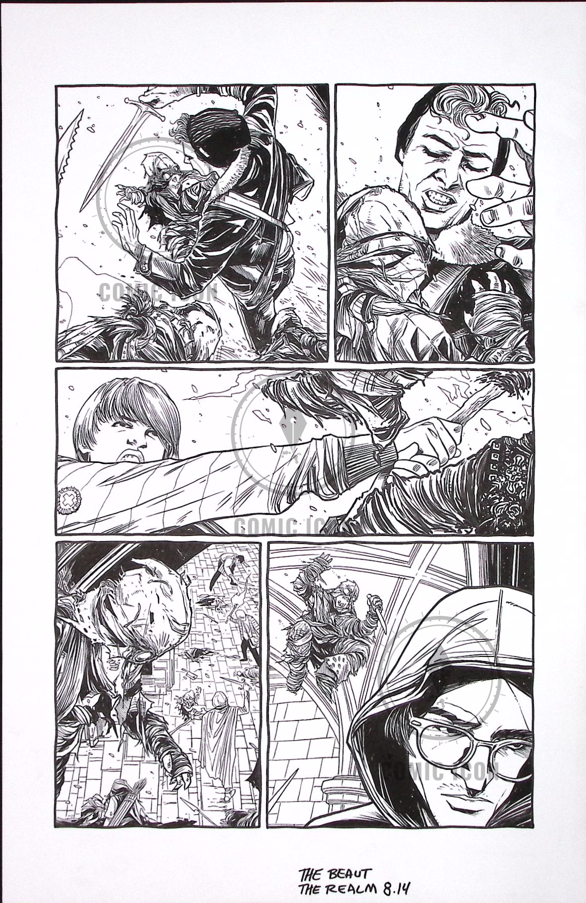 The Realm #8 — Page 14 — Jeremy Haun Original Art