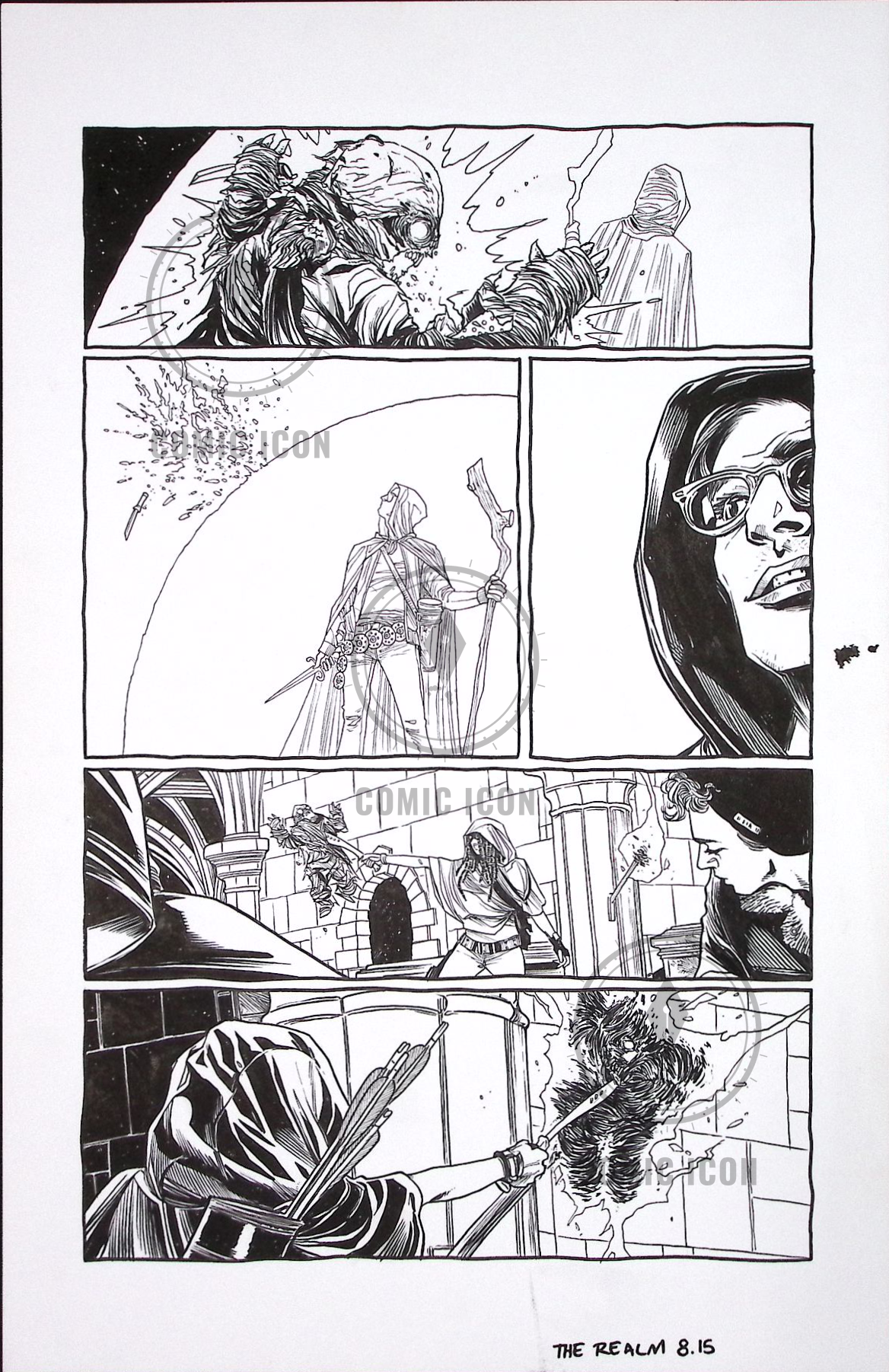 The Realm #8 — Page 15 — Jeremy Haun Original Art