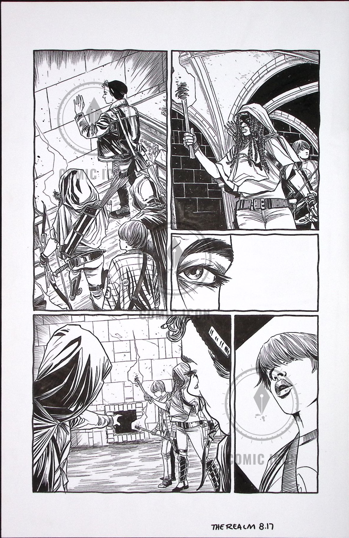 The Realm #8 — Page 17 — Jeremy Haun Original Art