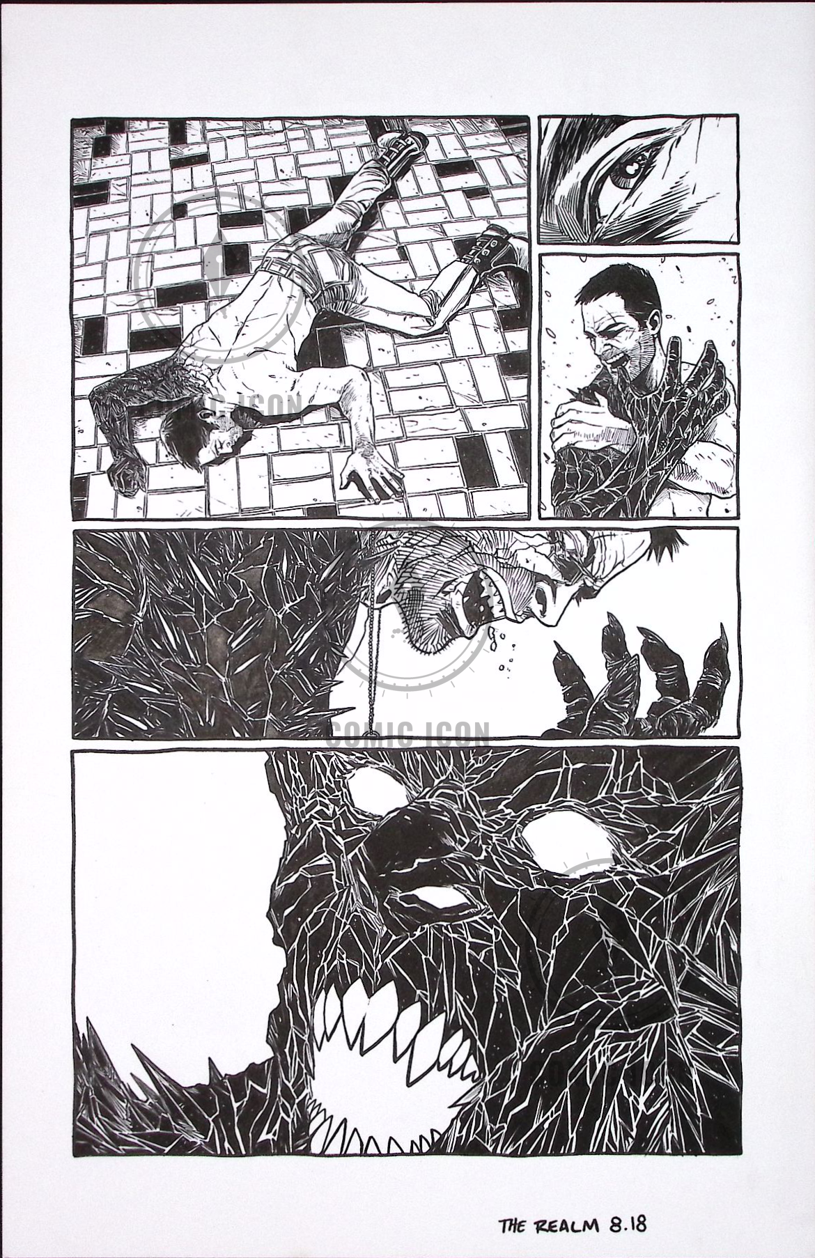 The Realm #8 — Page 18 — Jeremy Haun Original Art