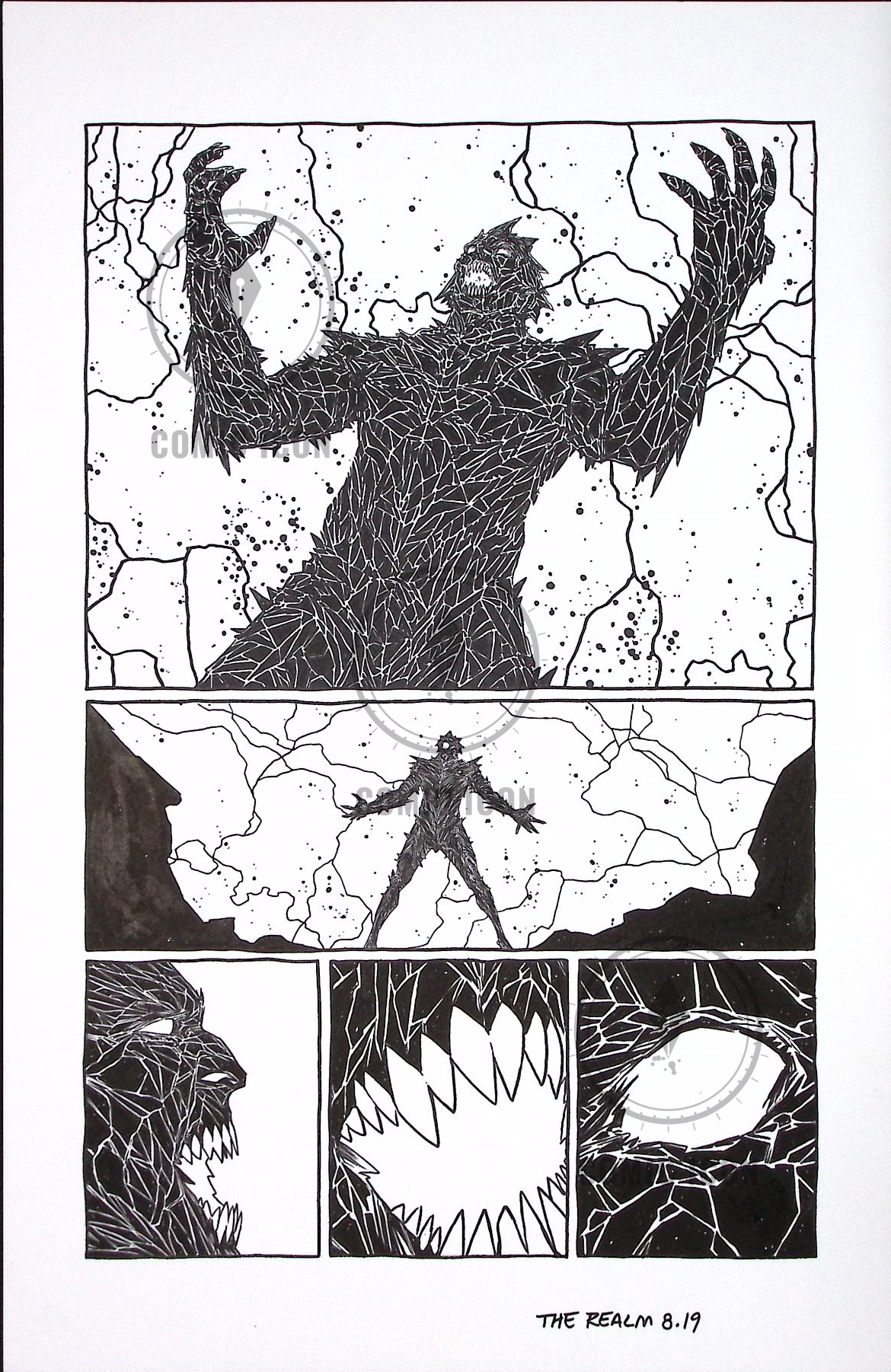 The Realm #8 — Page 19 — Jeremy Haun Original Art