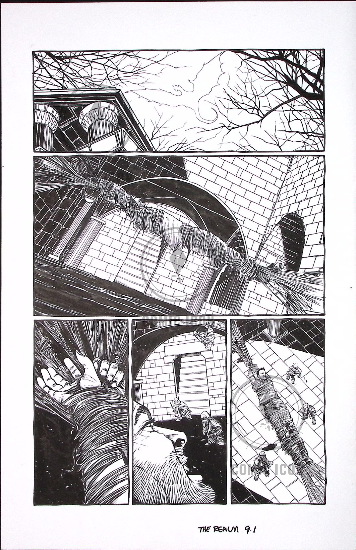 The Realm #9 — Page 1 — Jeremy Haun Original Art