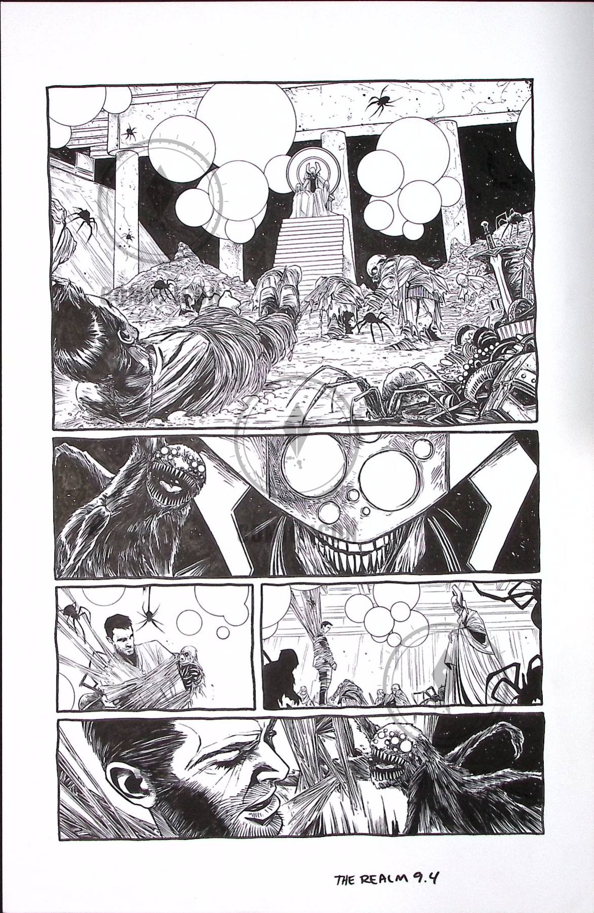 The Realm #9 — Page 4 — Jeremy Haun Original Art