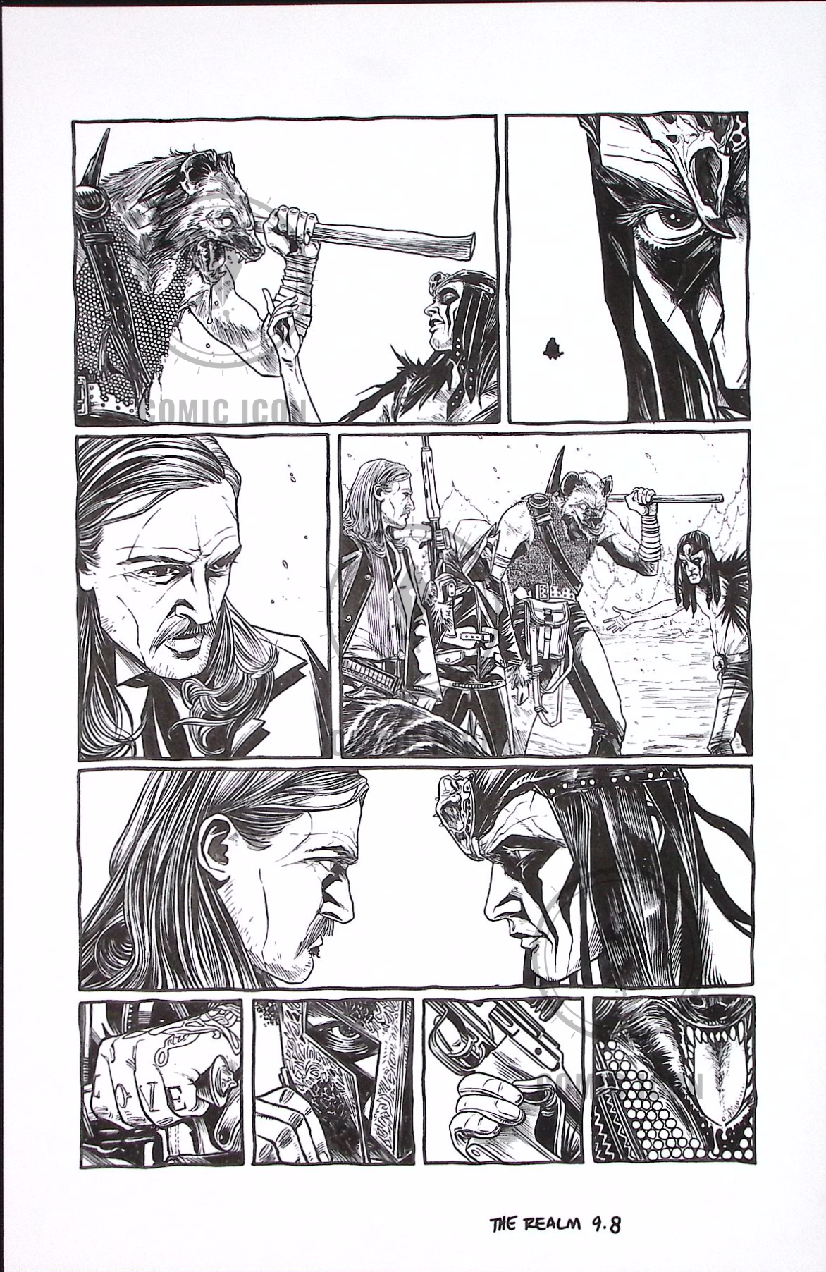 The Realm #9 — Page 8 — Jeremy Haun Original Art