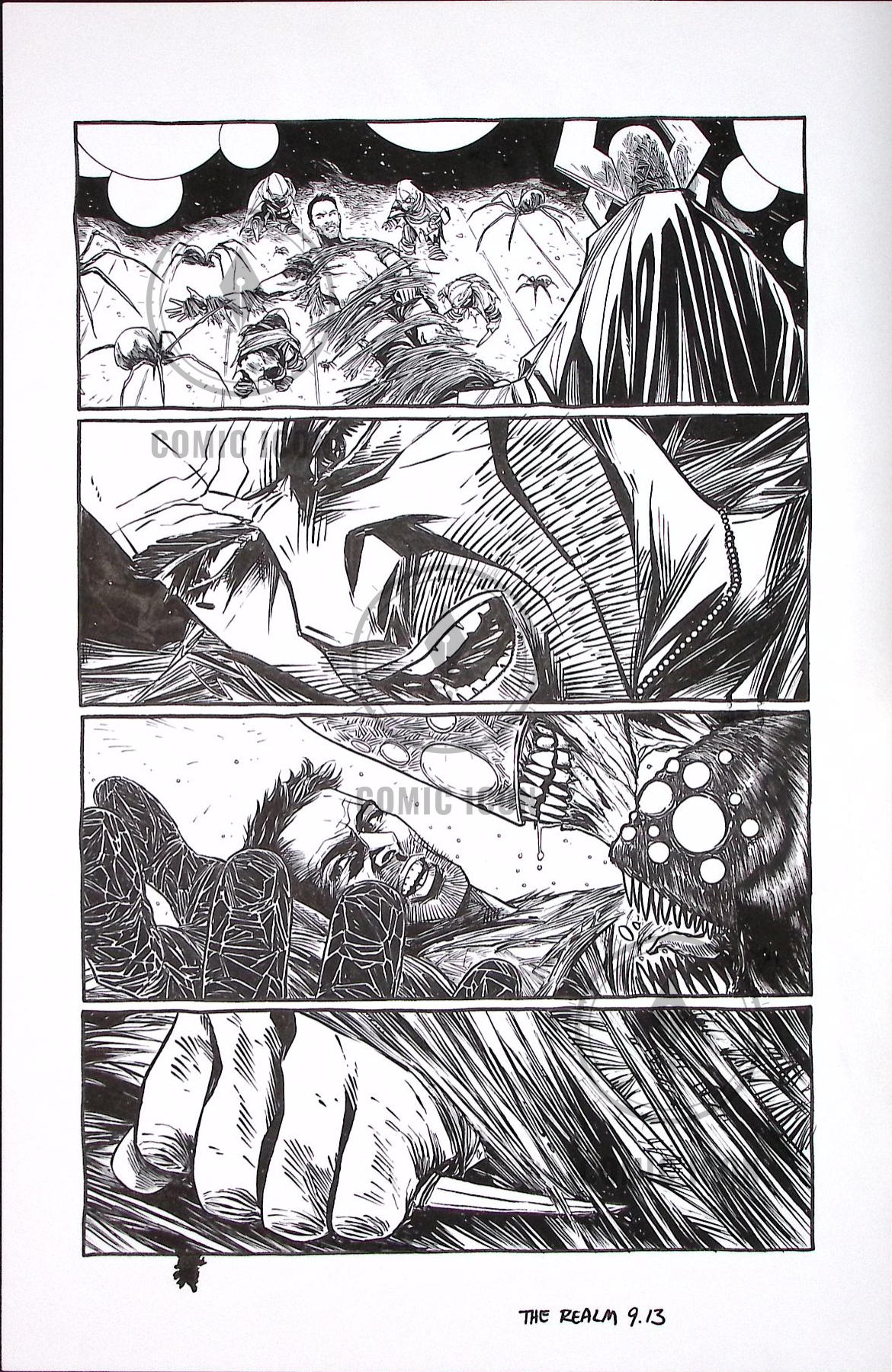 The Realm #9 — Page 13 — Jeremy Haun Original Art