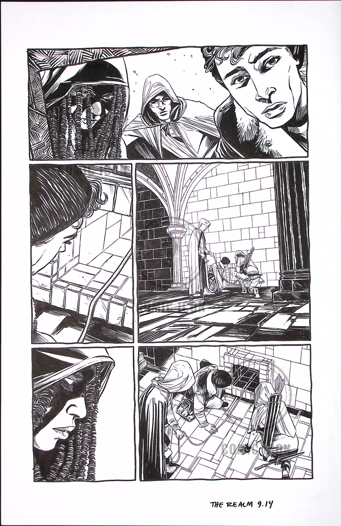 The Realm #9 — Page 14 — Jeremy Haun Original Art