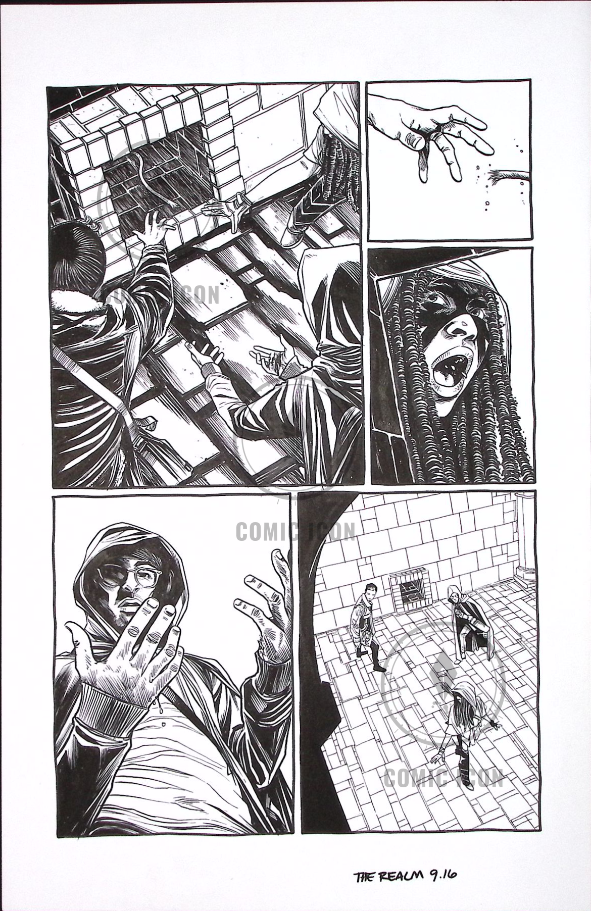 The Realm #9 — Page 16 — Jeremy Haun Original Art
