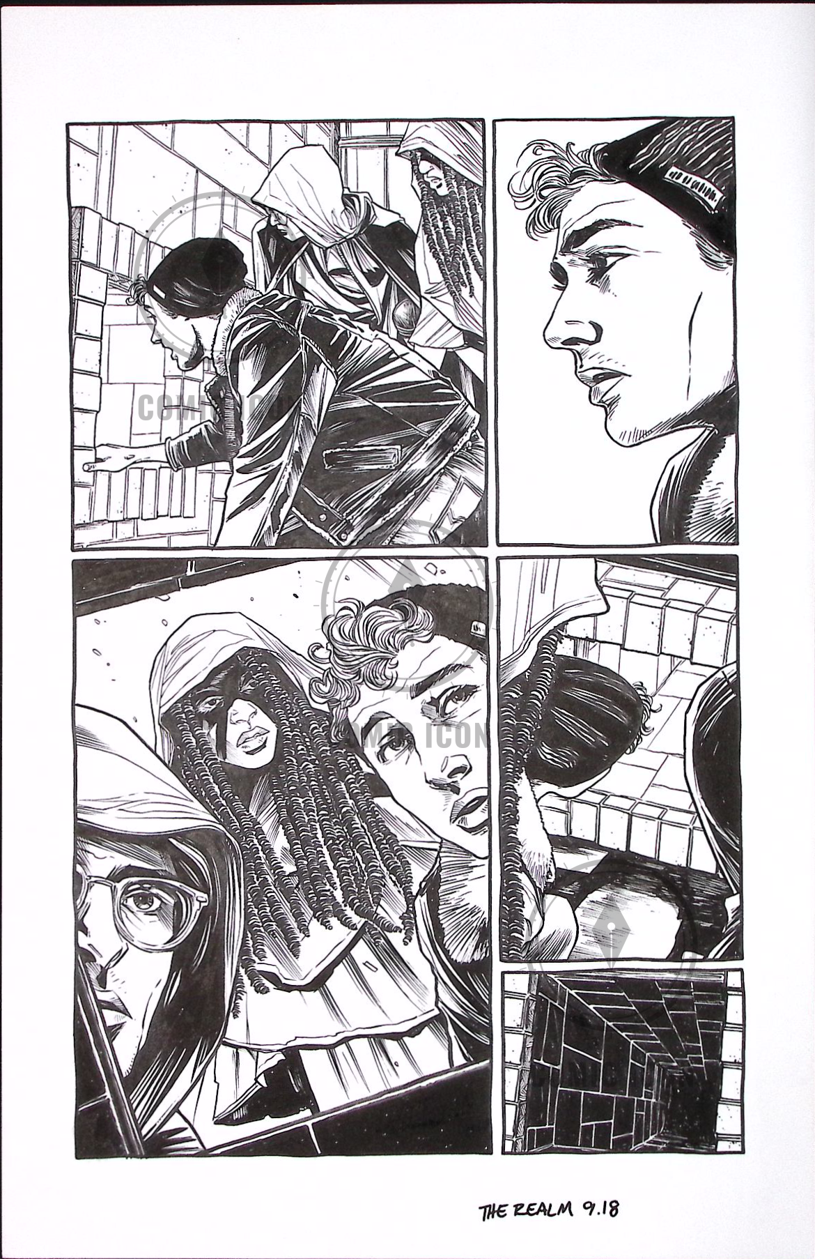 The Realm #9 — Page 18 — Jeremy Haun Original Art