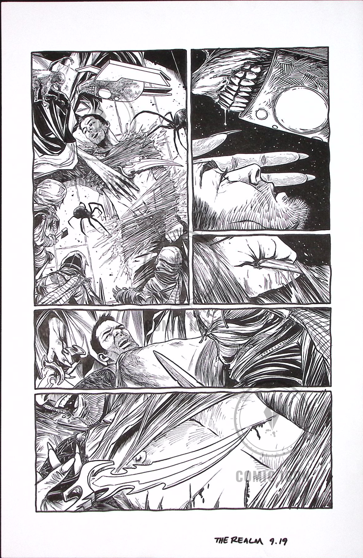 The Realm #9 — Page 19 — Jeremy Haun Original Art