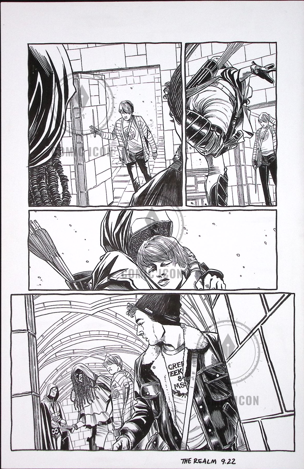 The Realm #9 — Page 22 — Jeremy Haun Original Art
