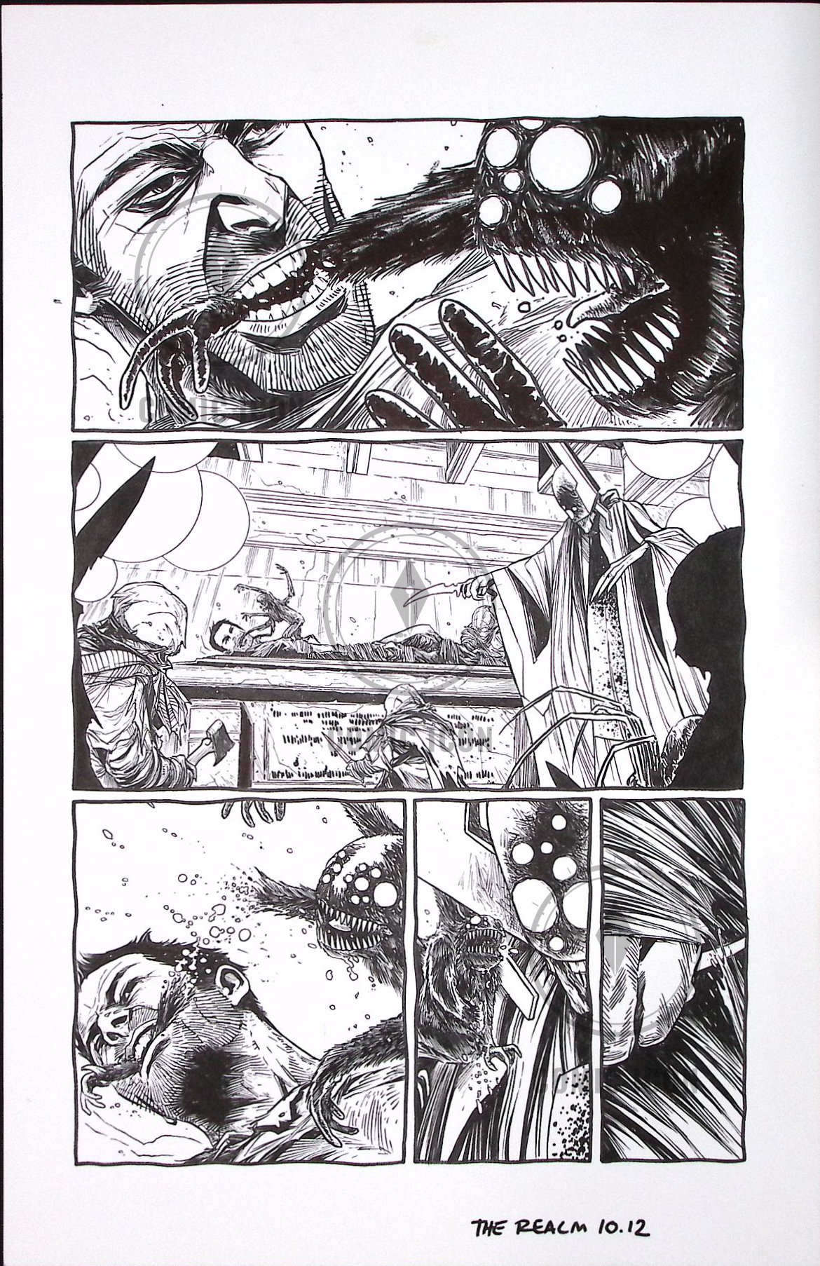 The Realm #10 — Page 12 — Jeremy Haun Original Art