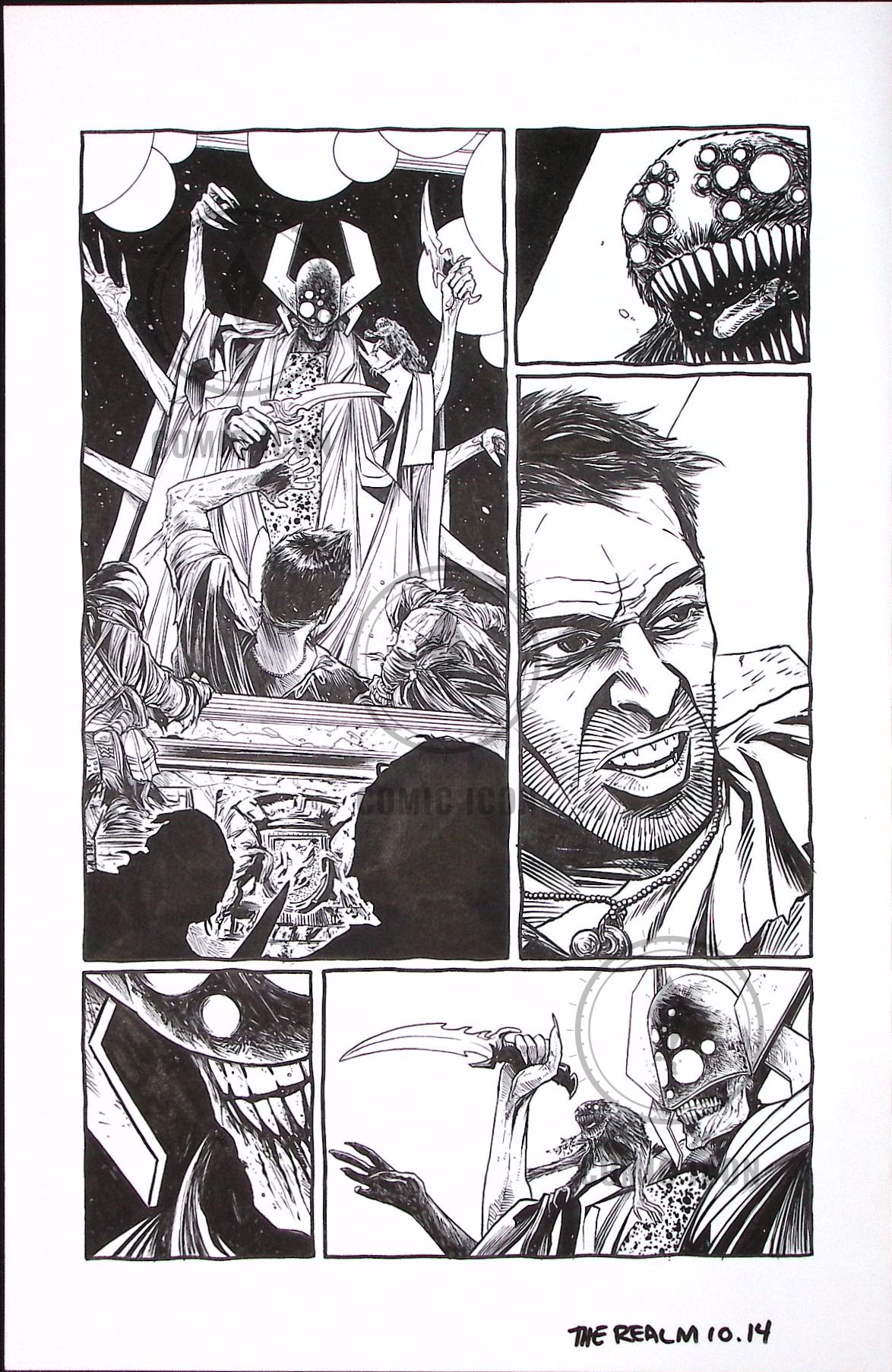 The Realm #10 — Page 14 — Jeremy Haun Original Art