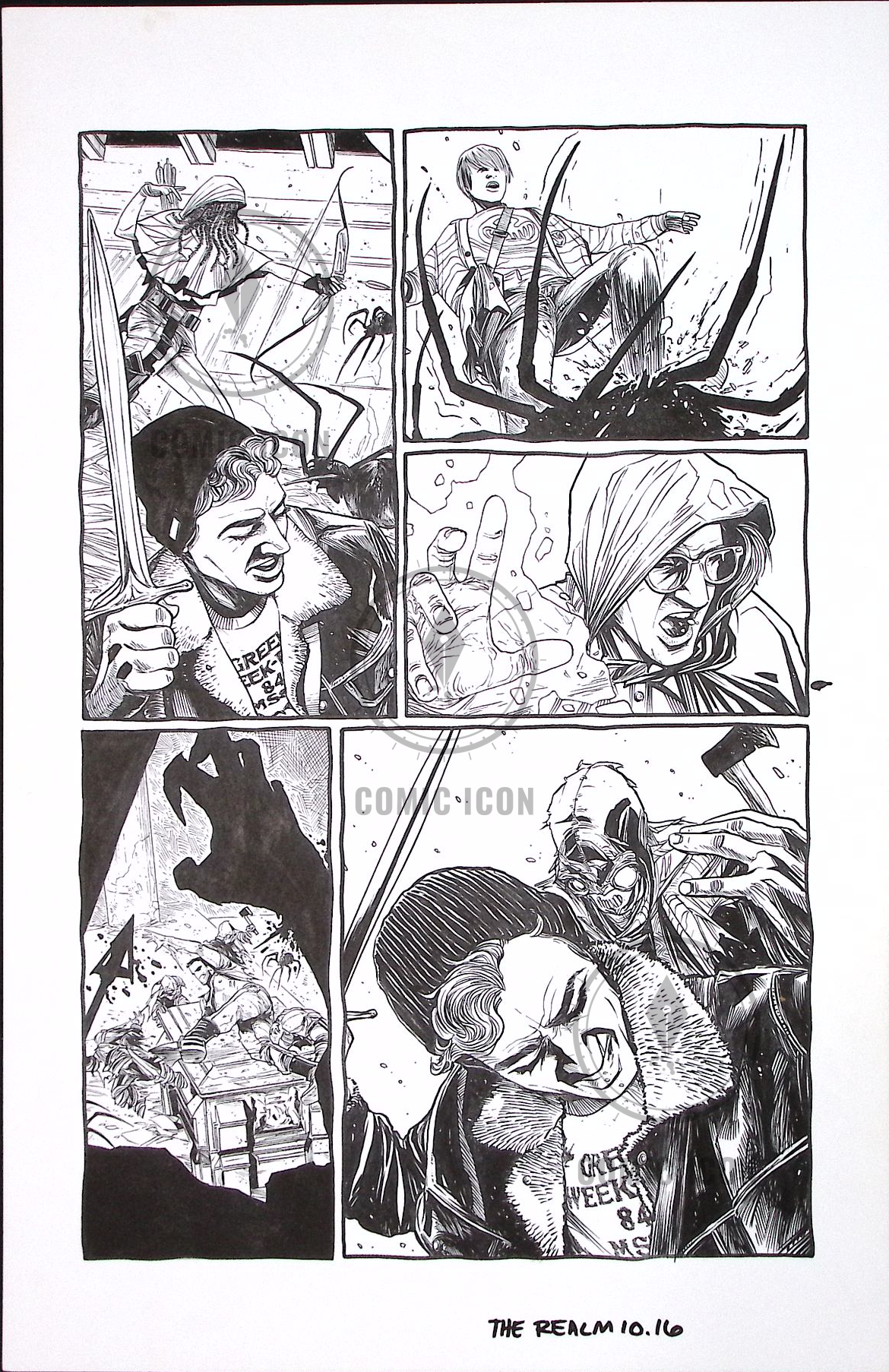 The Realm #10 — Page 16 — Jeremy Haun Original Art