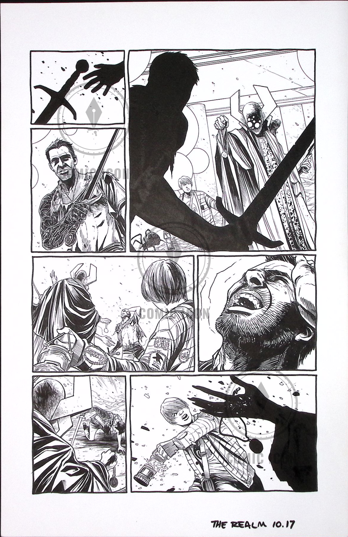 The Realm #10 — Page 17 — Jeremy Haun Original Art