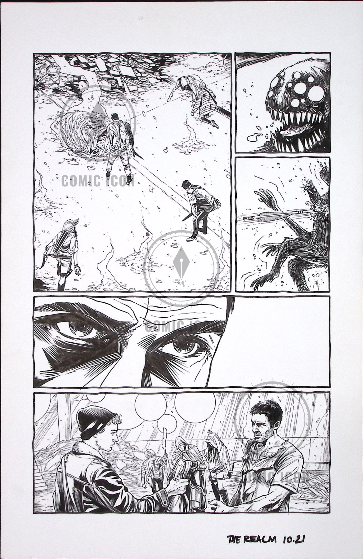 The Realm #10 — Page 21 — Jeremy Haun Original Art