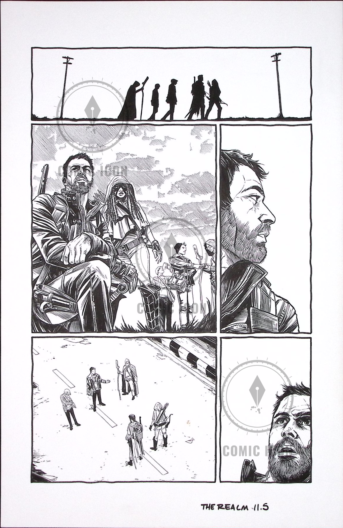 The Realm #11 — Page 5 — Jeremy Haun Original Art