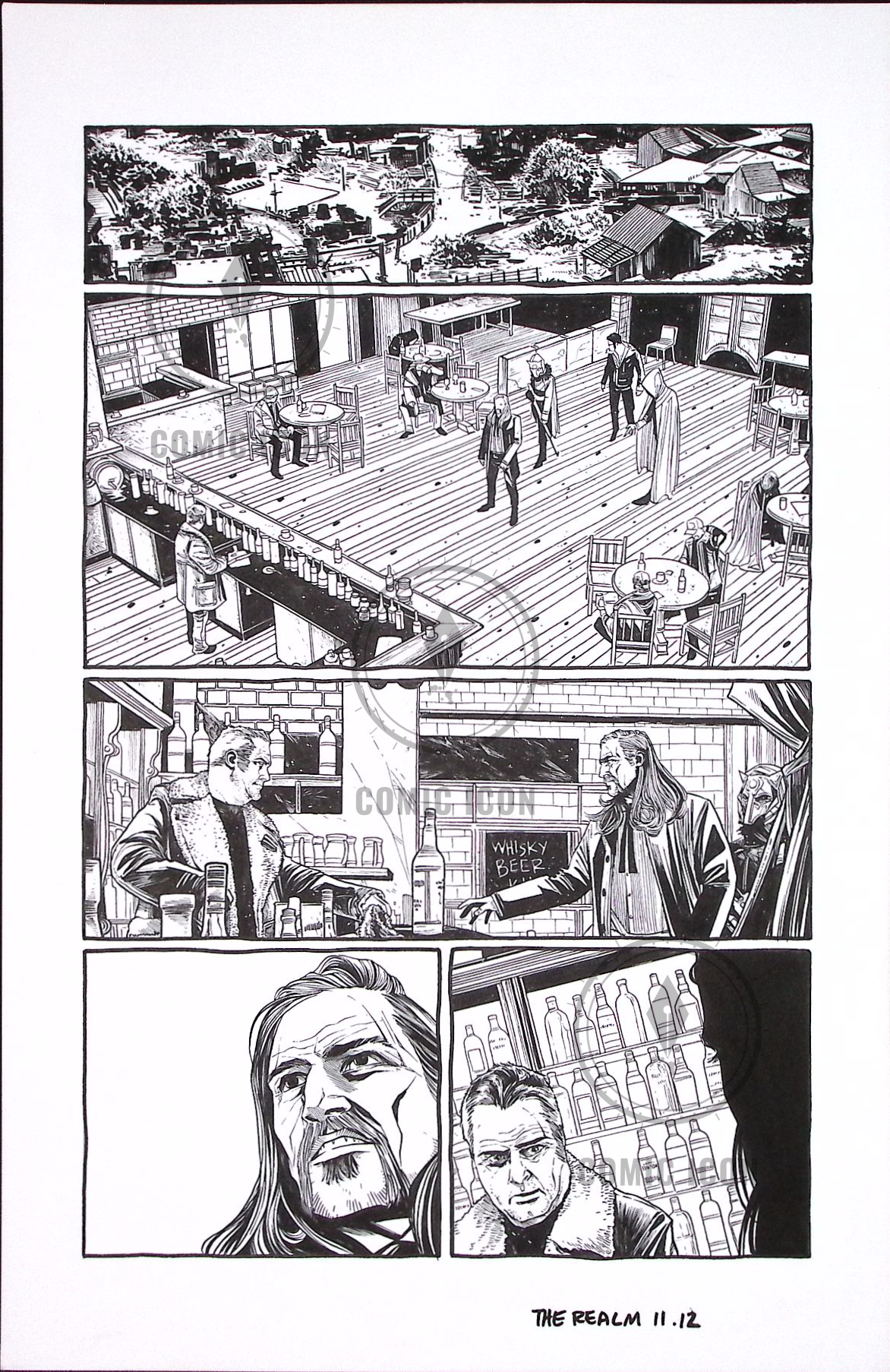 The Realm #11 — Page 12 — Jeremy Haun Original Art
