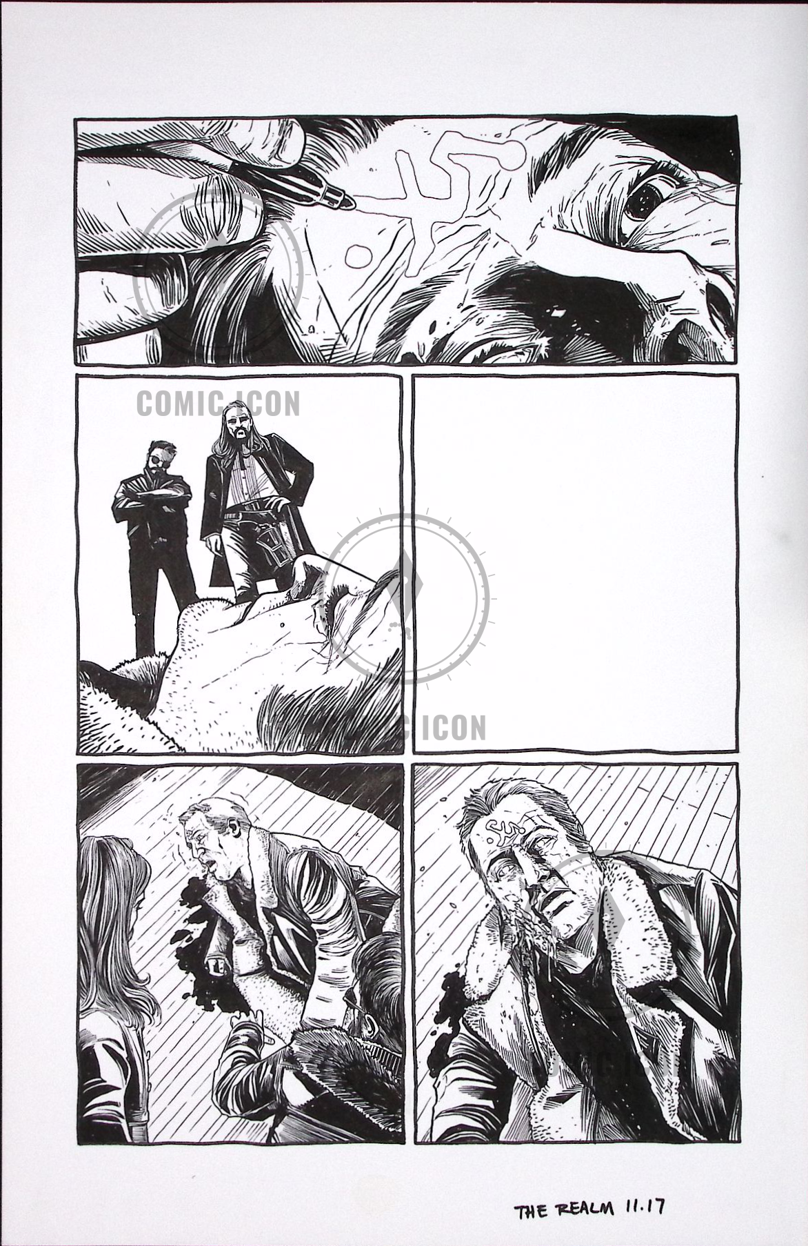 The Realm #11 — Page 17 — Jeremy Haun Original Art