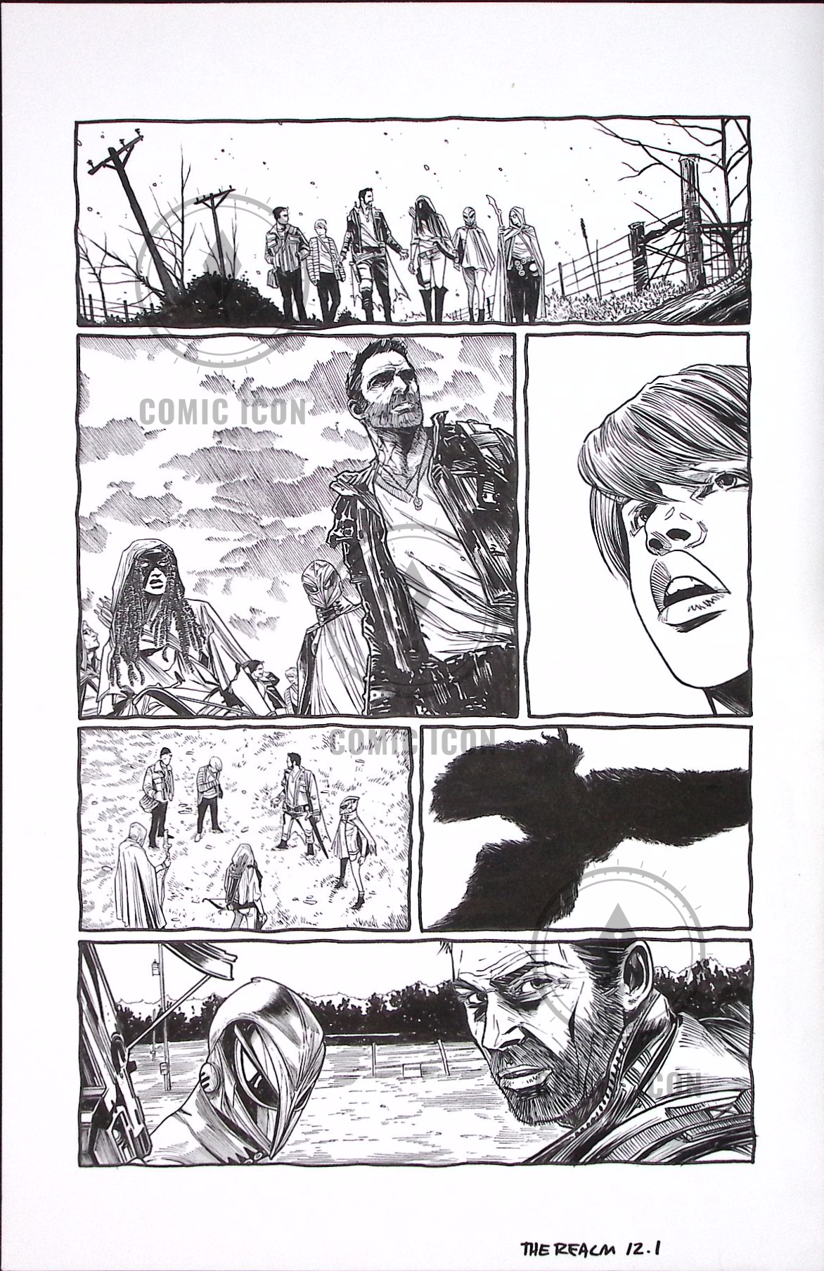 The Realm #12 — Page 1 — Jeremy Haun Original Art