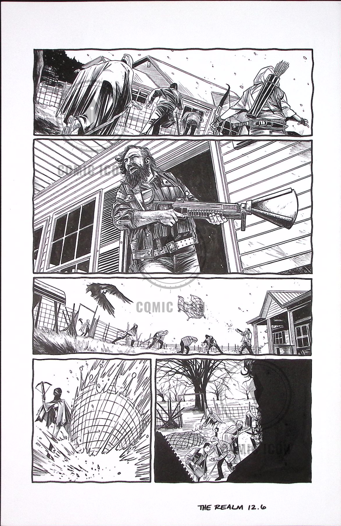 The Realm #12 — Page 6 — Jeremy Haun Original Art
