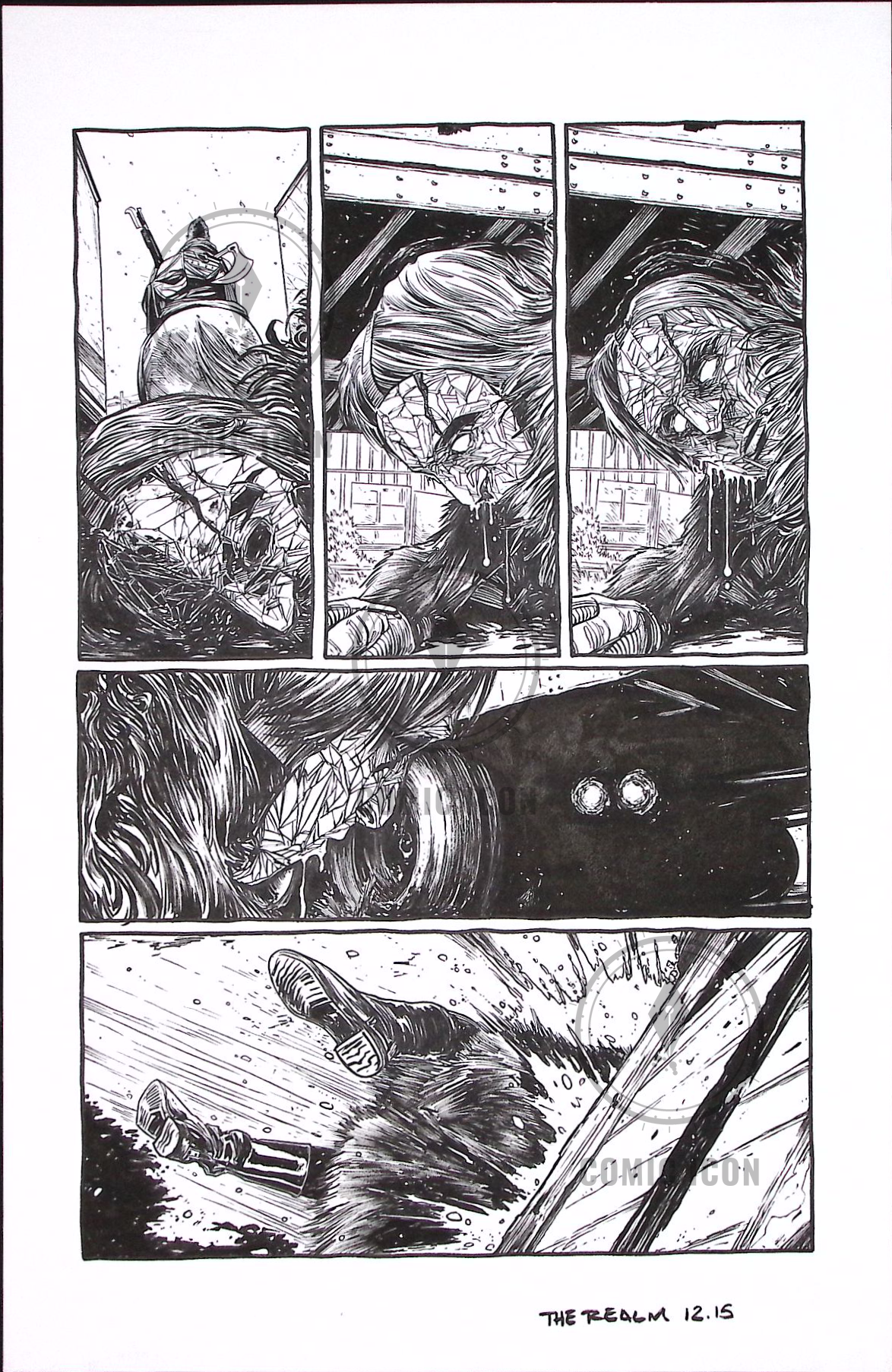 The Realm #12 — Page 15 — Jeremy Haun Original Art