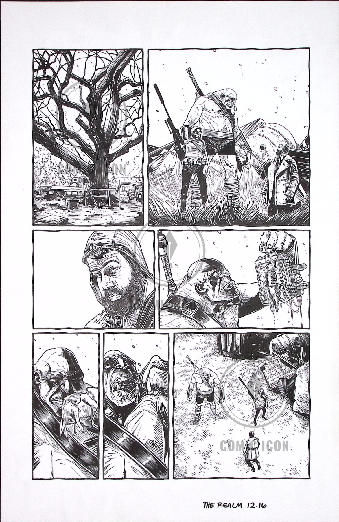 The Realm #12 — Page 16 — Jeremy Haun Original Art