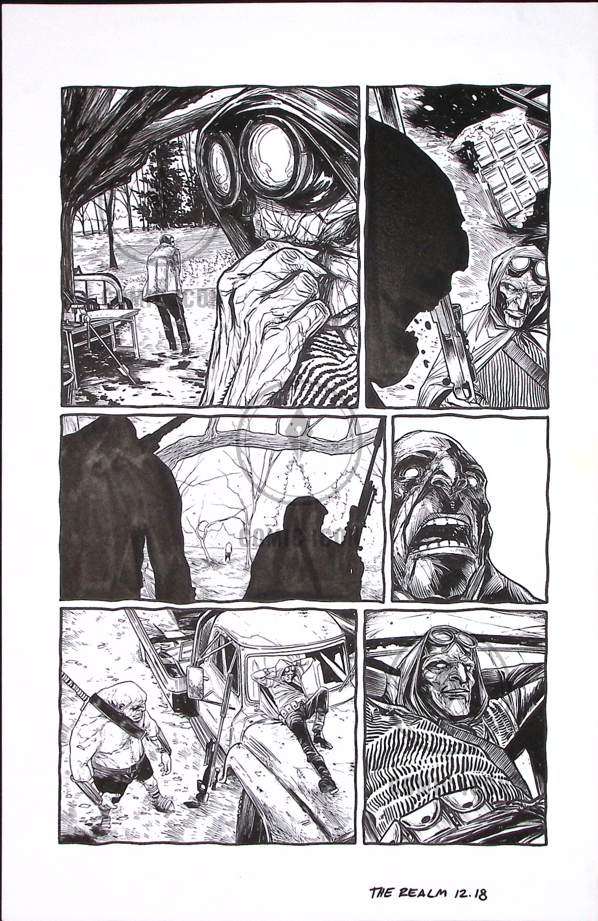 The Realm #12 — Page 18 — Jeremy Haun Original Art