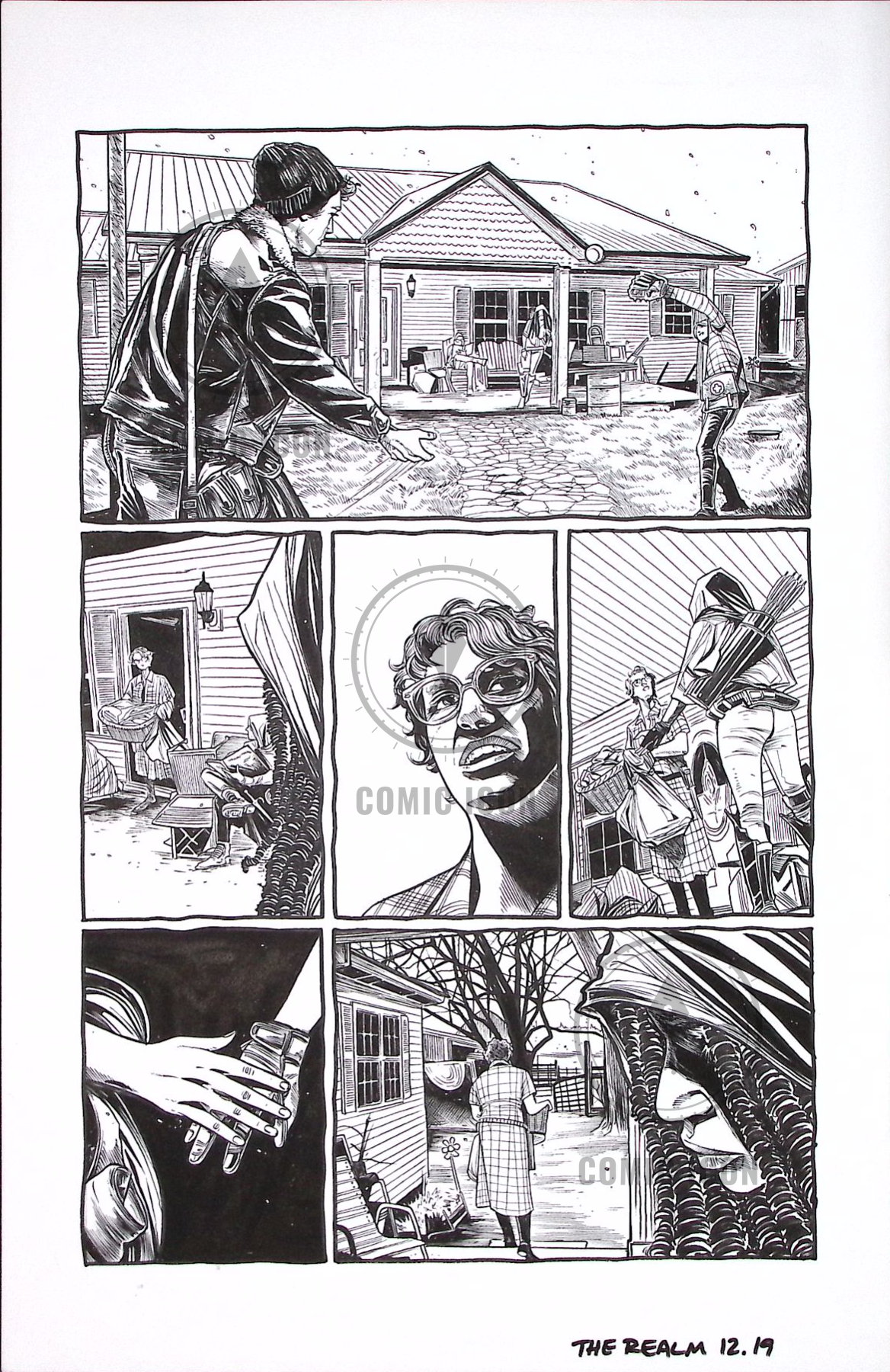 The Realm #12 — Page 19 — Jeremy Haun Original Art
