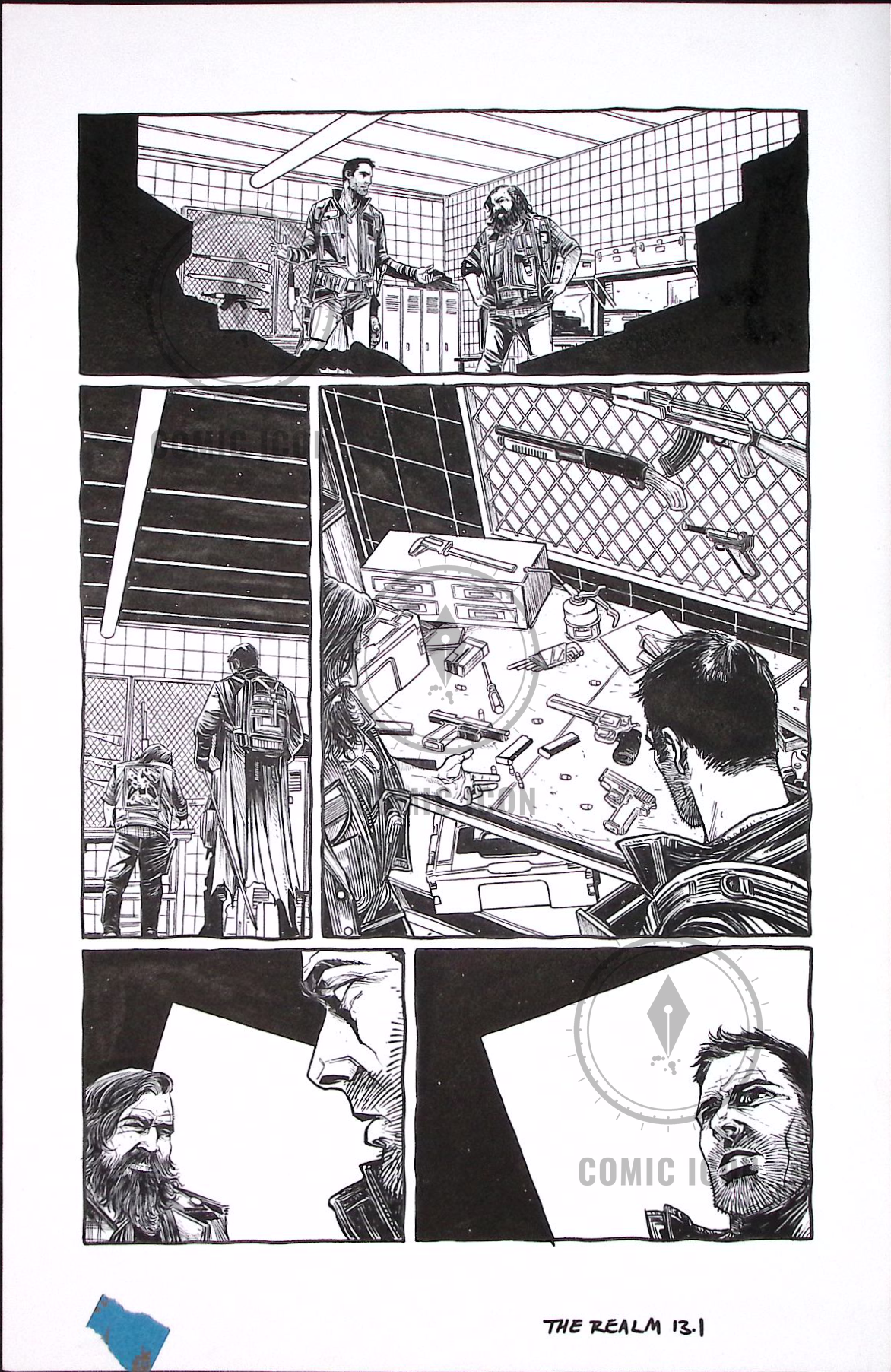 The Realm #13 — Page 1 — Jeremy Haun Original Art
