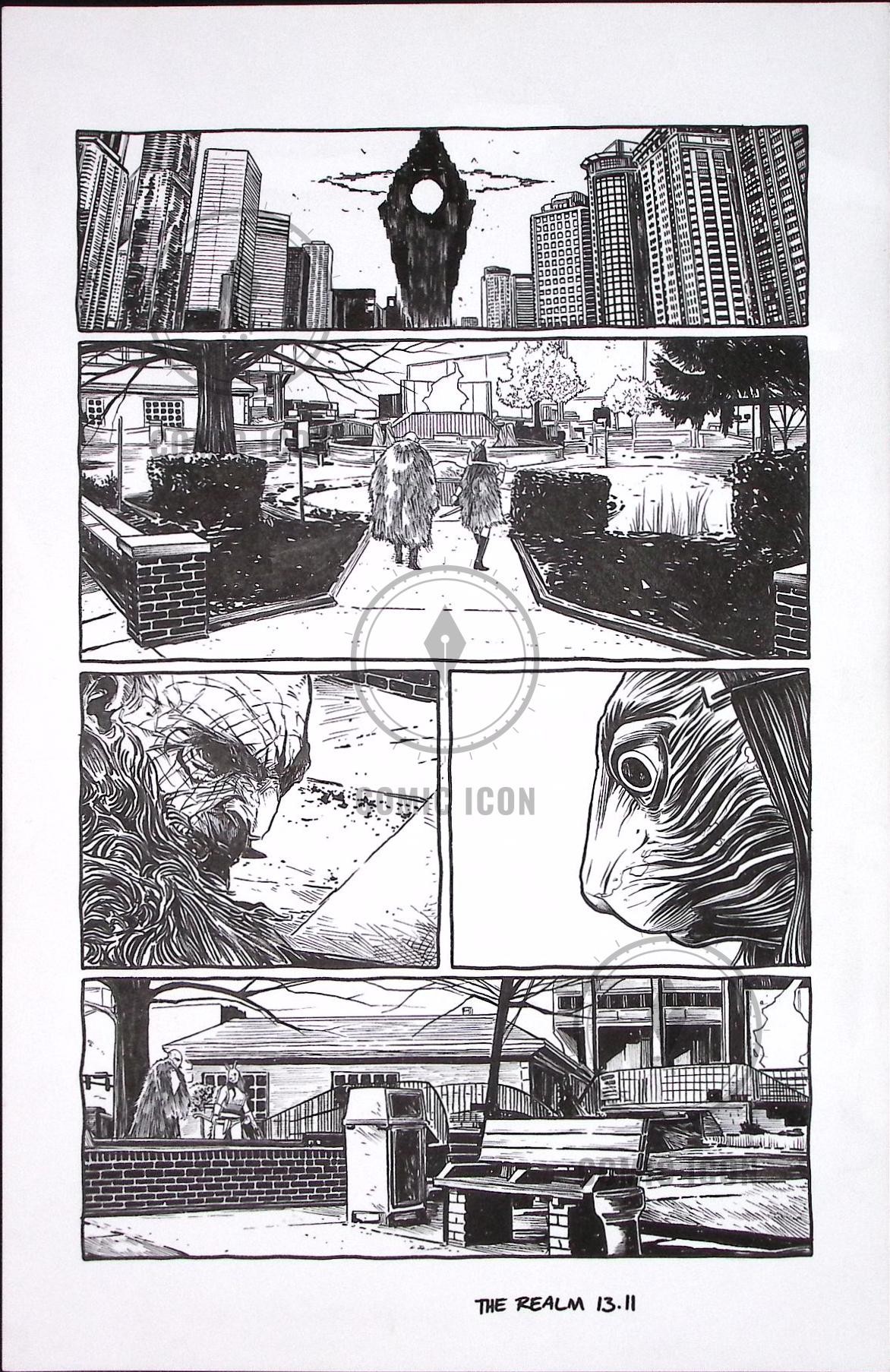 The Realm #13 — Page 11 — Jeremy Haun Original Art