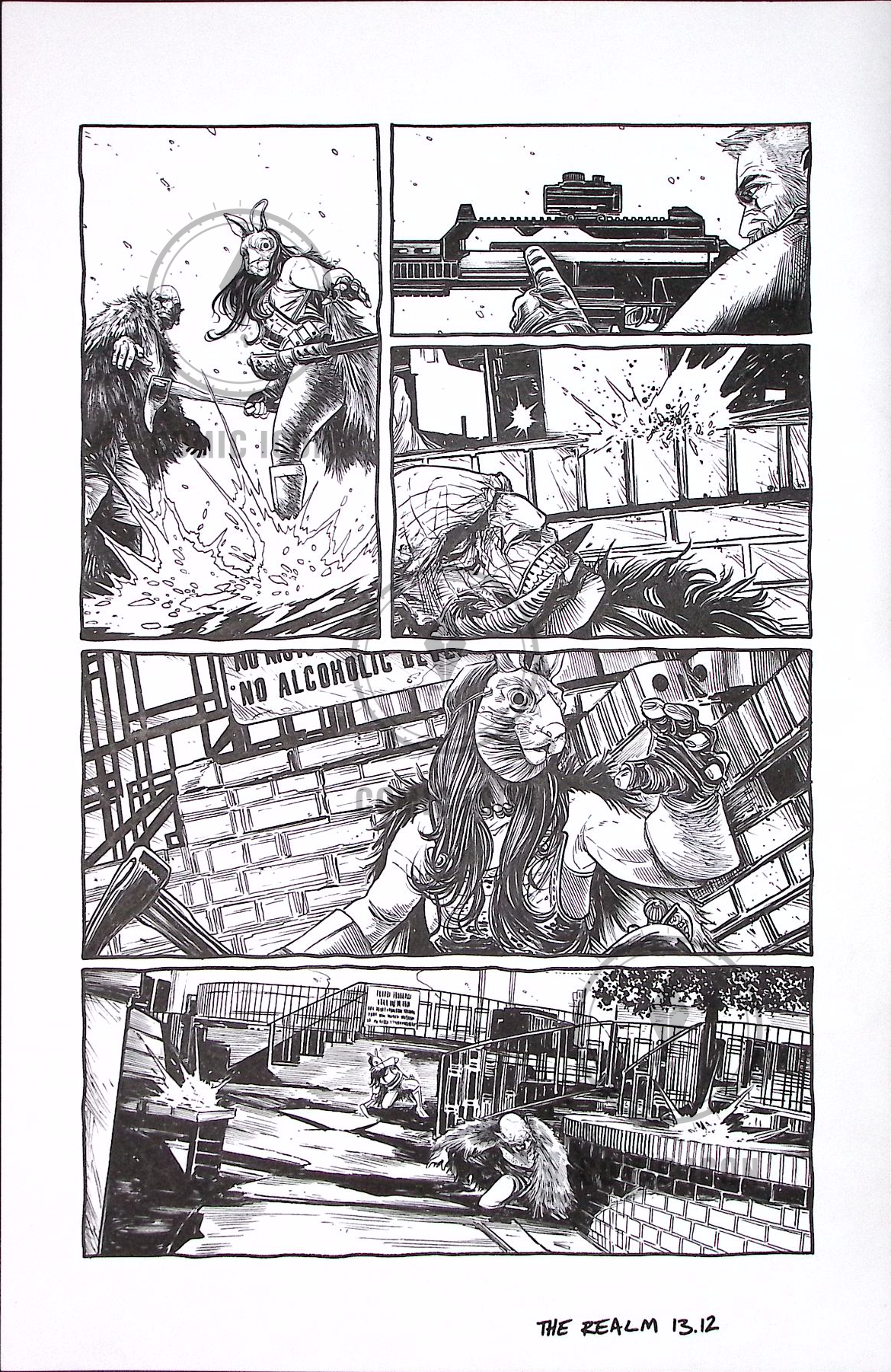 The Realm #13 — Page 12 — Jeremy Haun Original Art