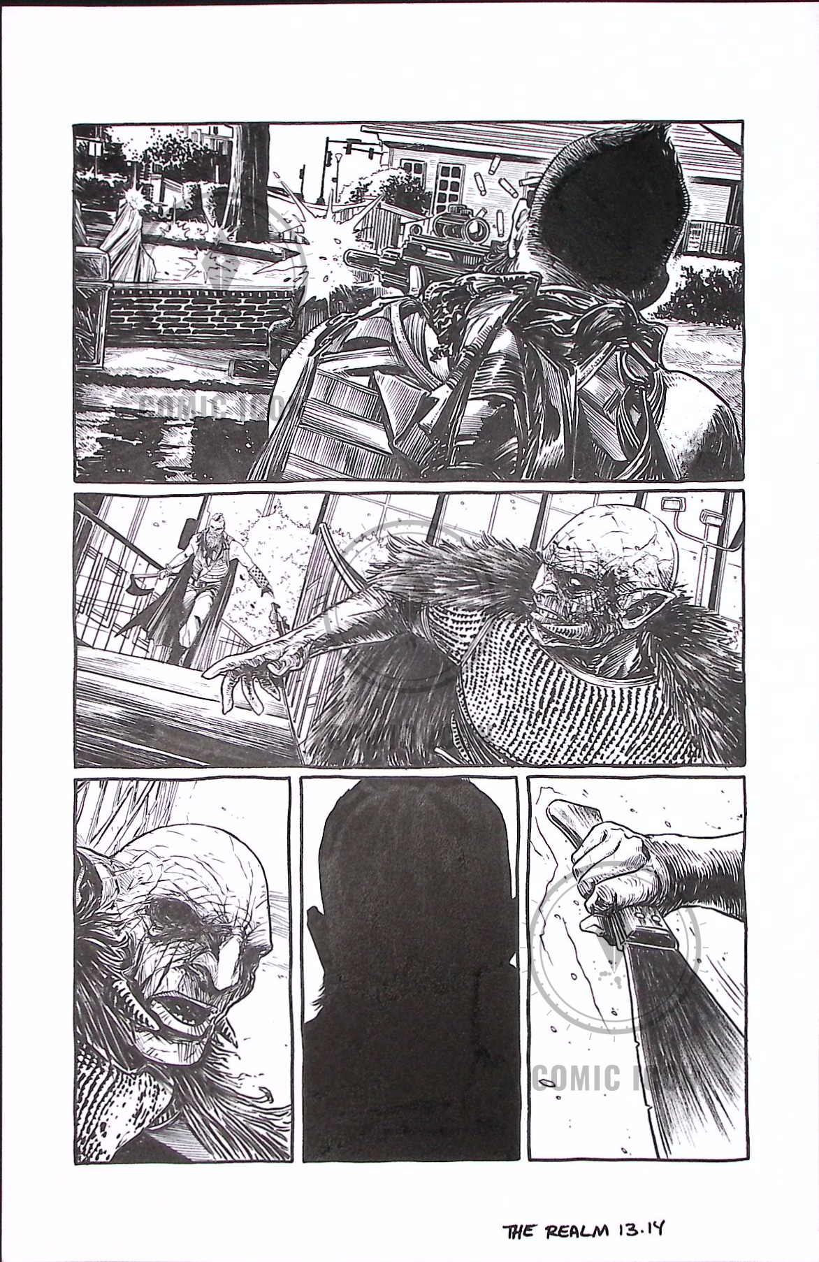 The Realm #13 — Page 14 — Jeremy Haun Original Art