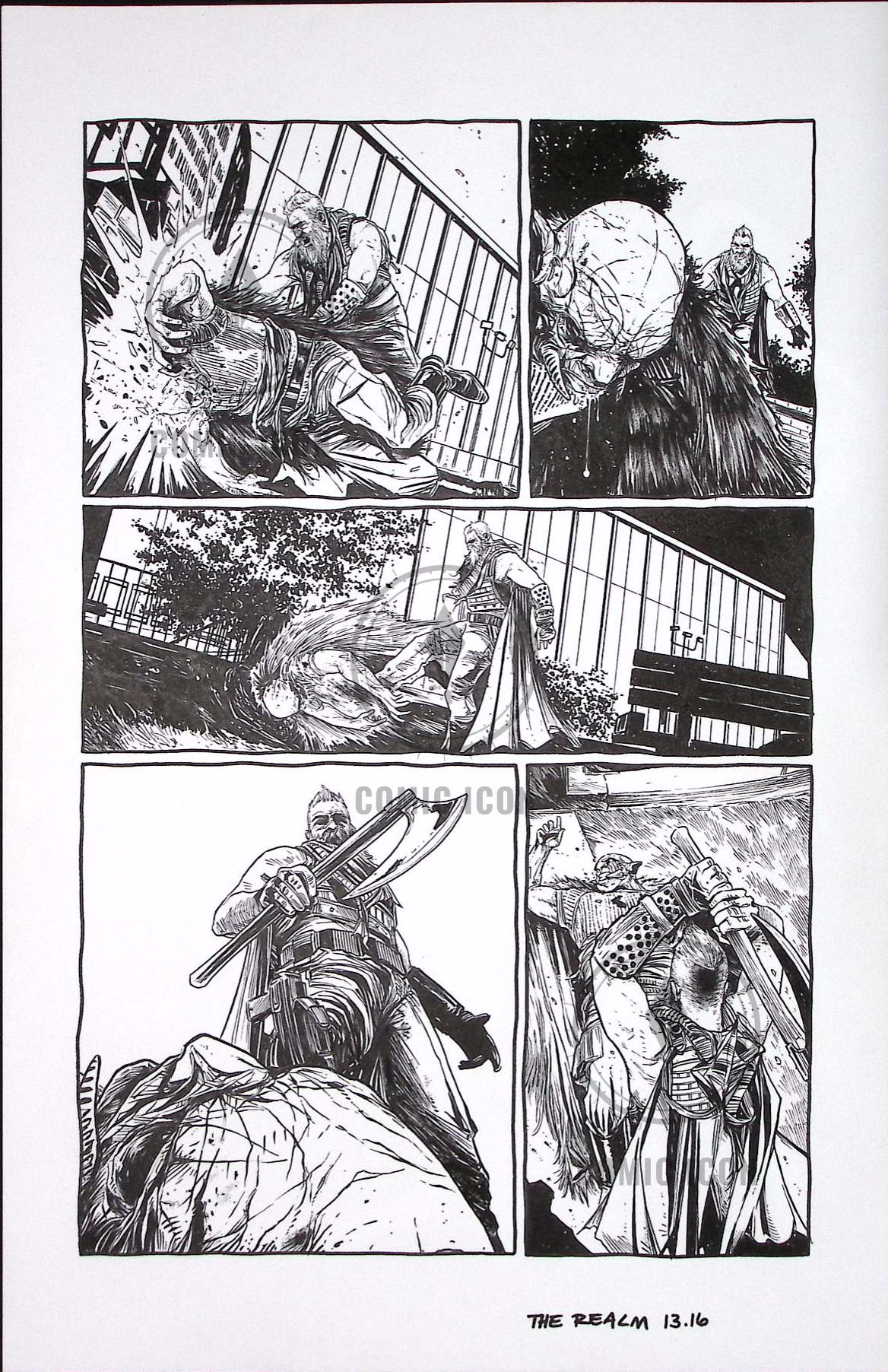 The Realm #13 — Page 16 — Jeremy Haun Original Art