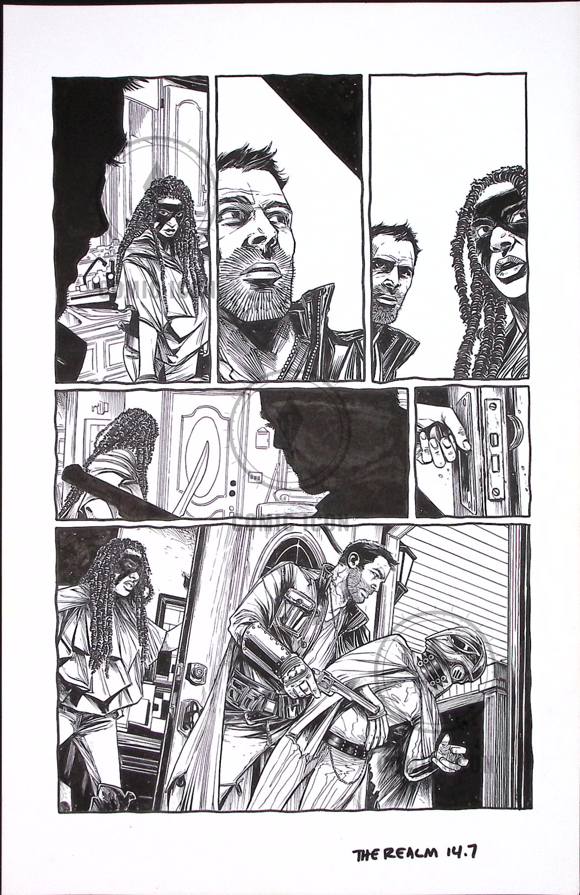 The Realm #14 — Page 7 — Jeremy Haun Original Art