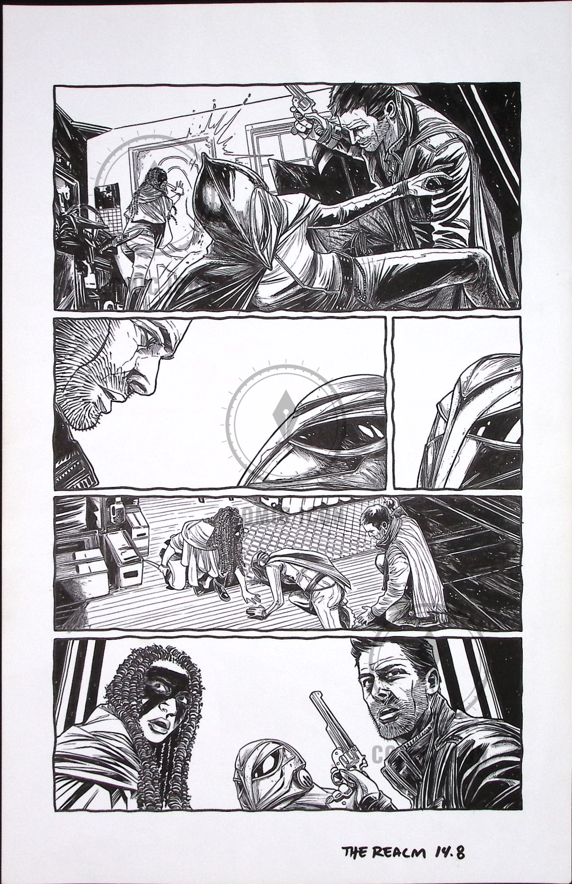 The Realm #14 — Page 8 — Jeremy Haun Original Art