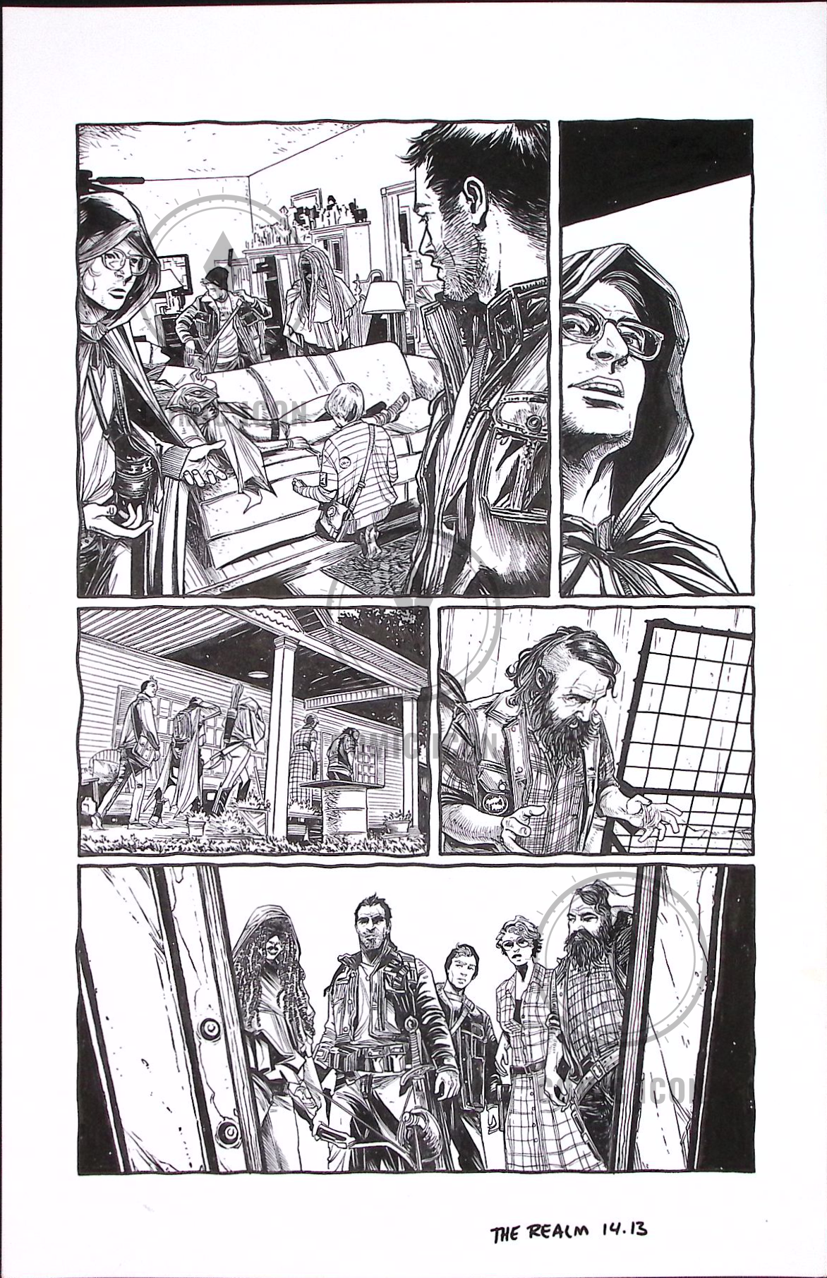 The Realm #14 — Page 13 — Jeremy Haun Original Art