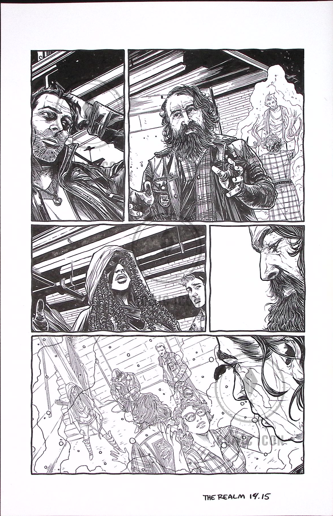 The Realm #14 — Page 15 — Jeremy Haun Original Art
