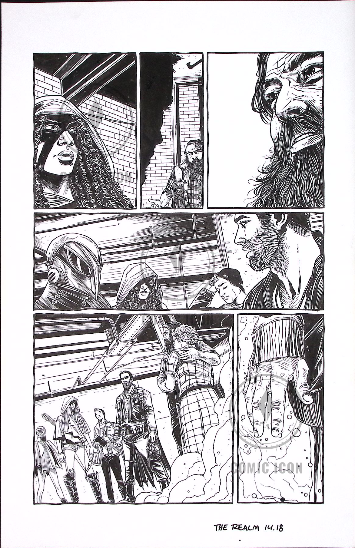 The Realm #14 — Page 18 — Jeremy Haun Original Art