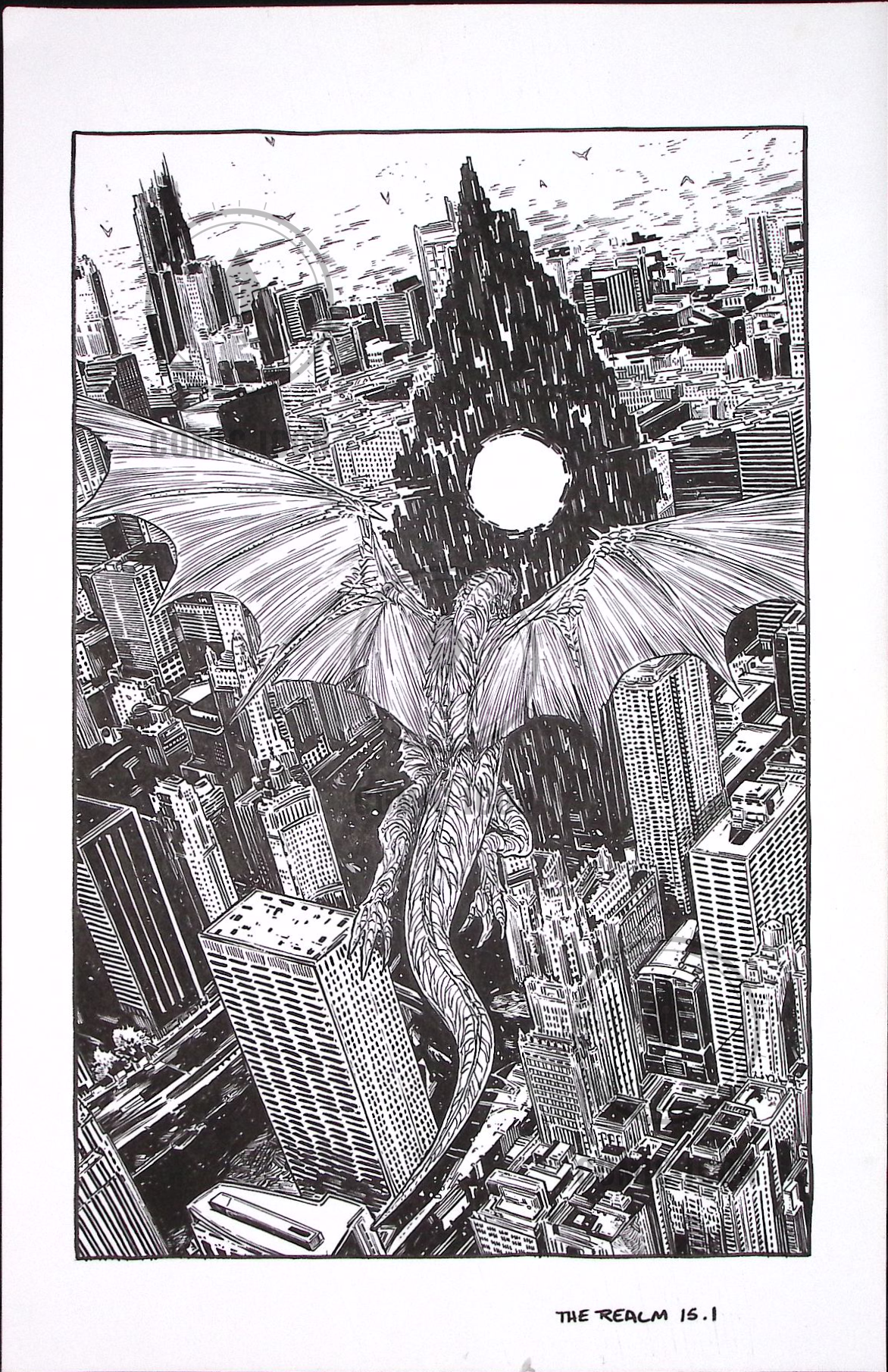 The Realm #15 — Page 1 — Jeremy Haun Original Art