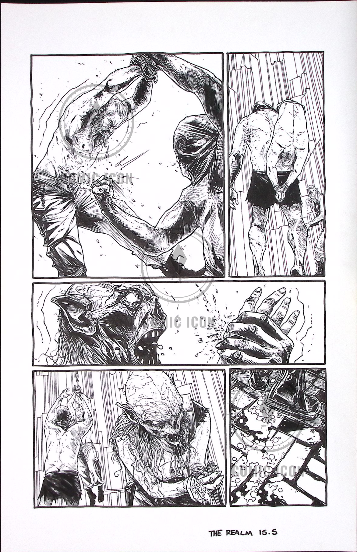 The Realm #15 — Page 5 — Jeremy Haun Original Art
