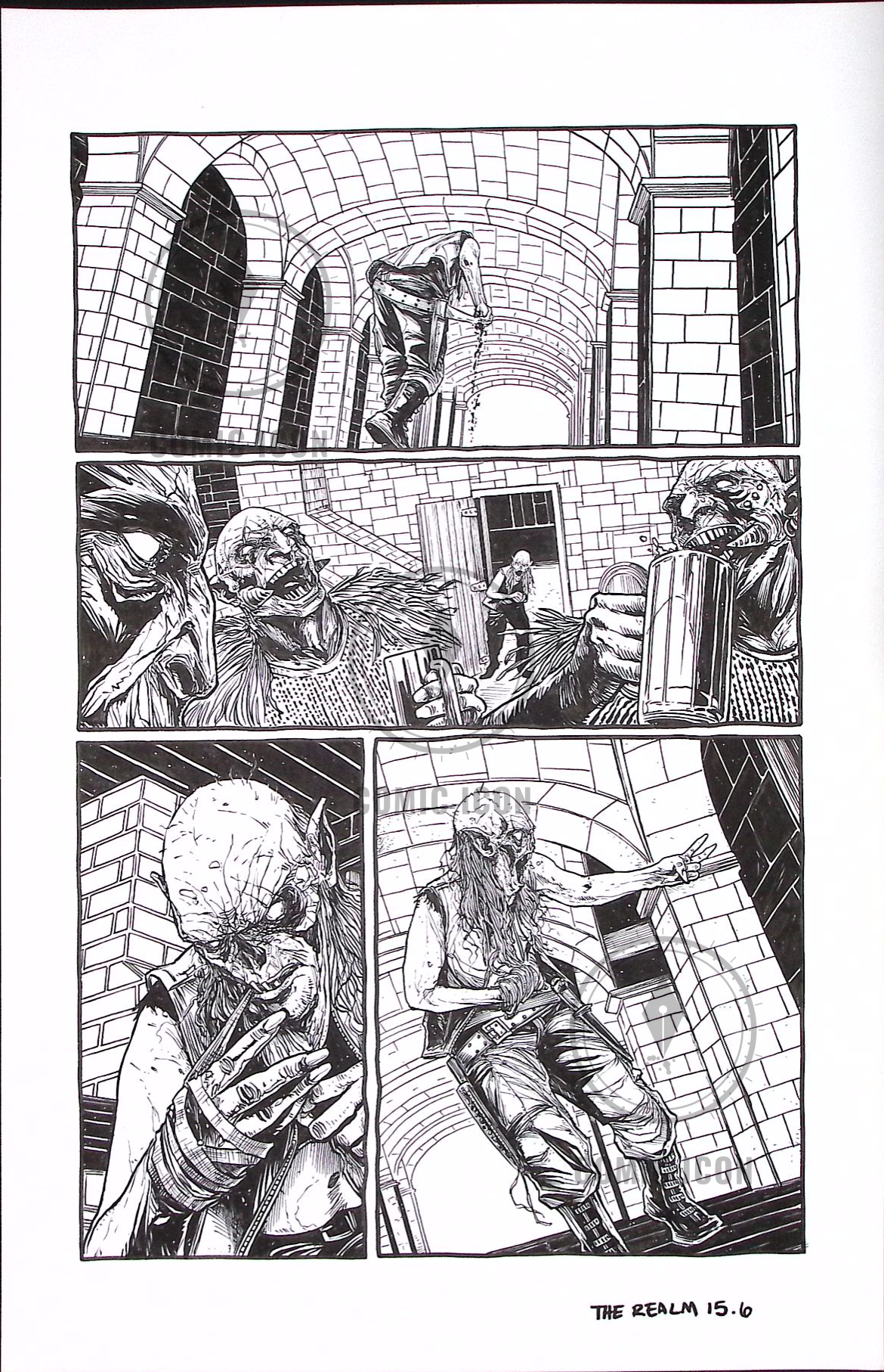 The Realm #15 — Page 6 — Jeremy Haun Original Art