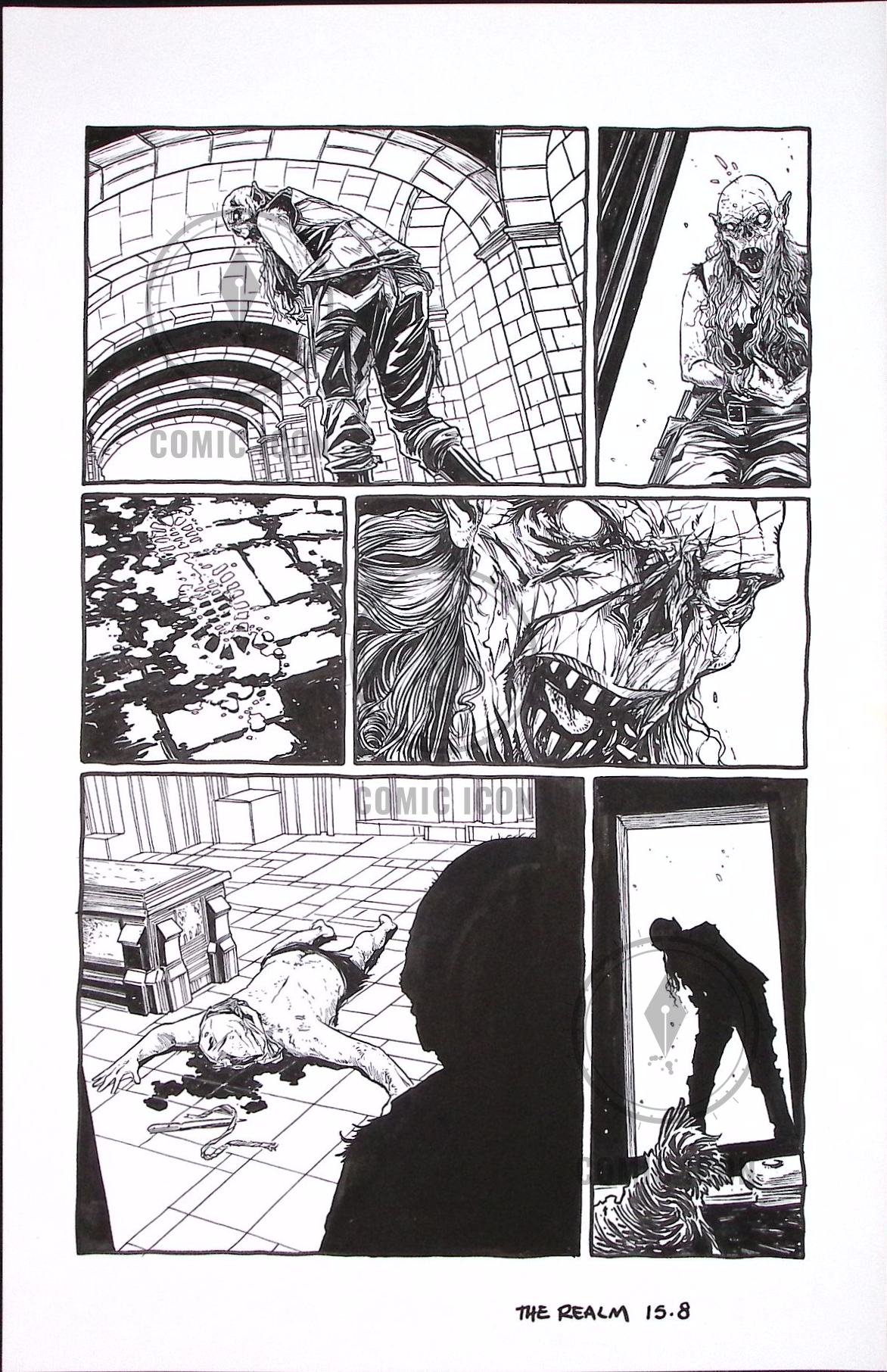 The Realm #15 — Page 8 — Jeremy Haun Original Art