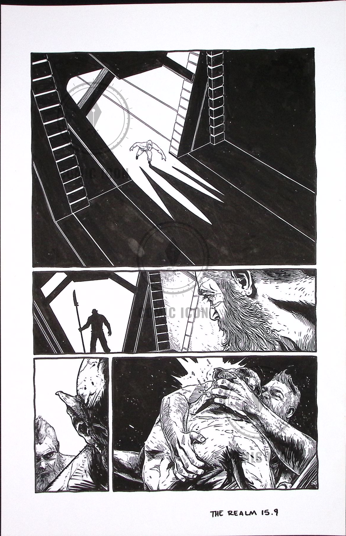 The Realm #15 — Page 9 — Jeremy Haun Original Art