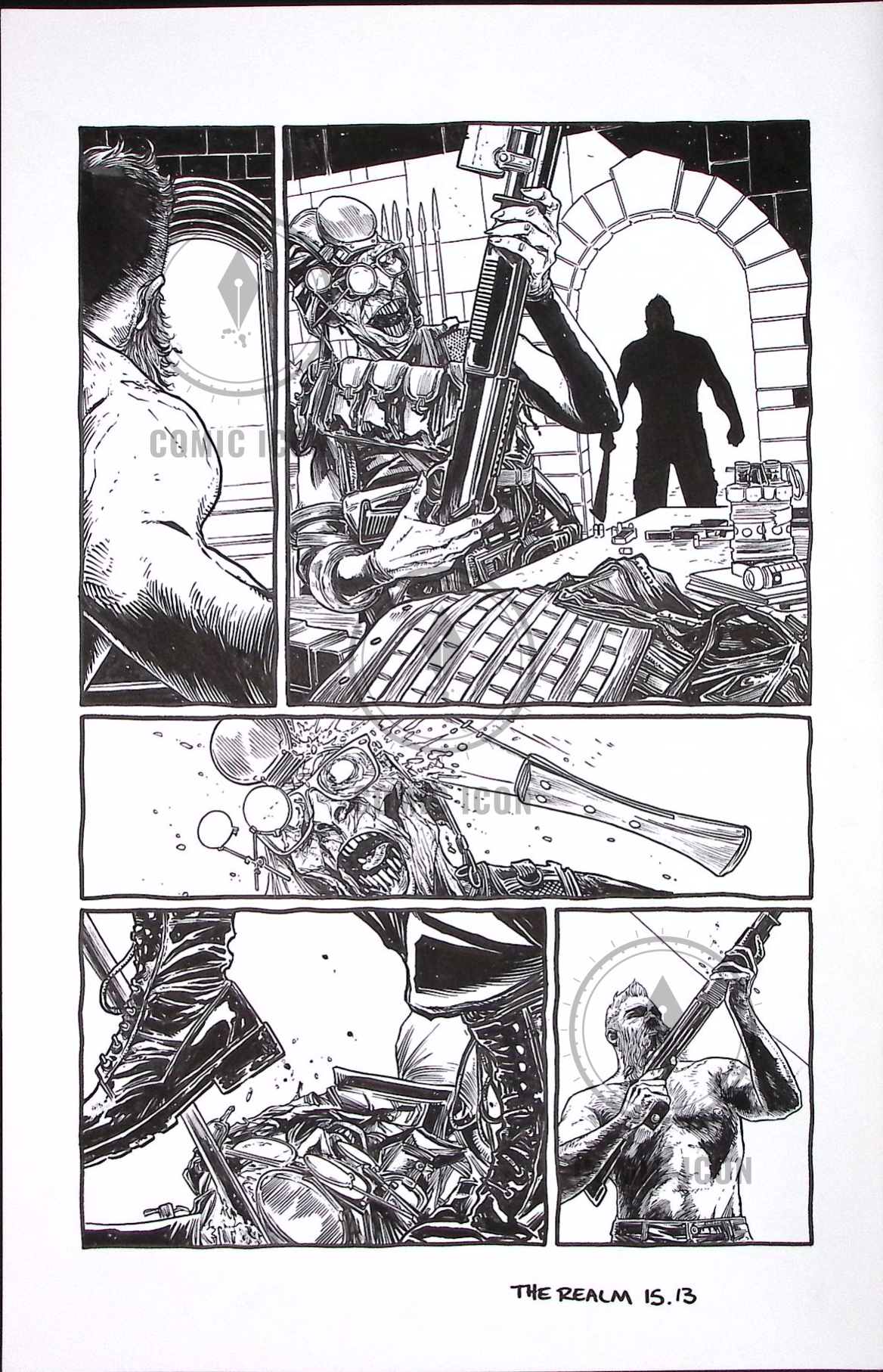 The Realm #15 — Page 13 — Jeremy Haun Original Art