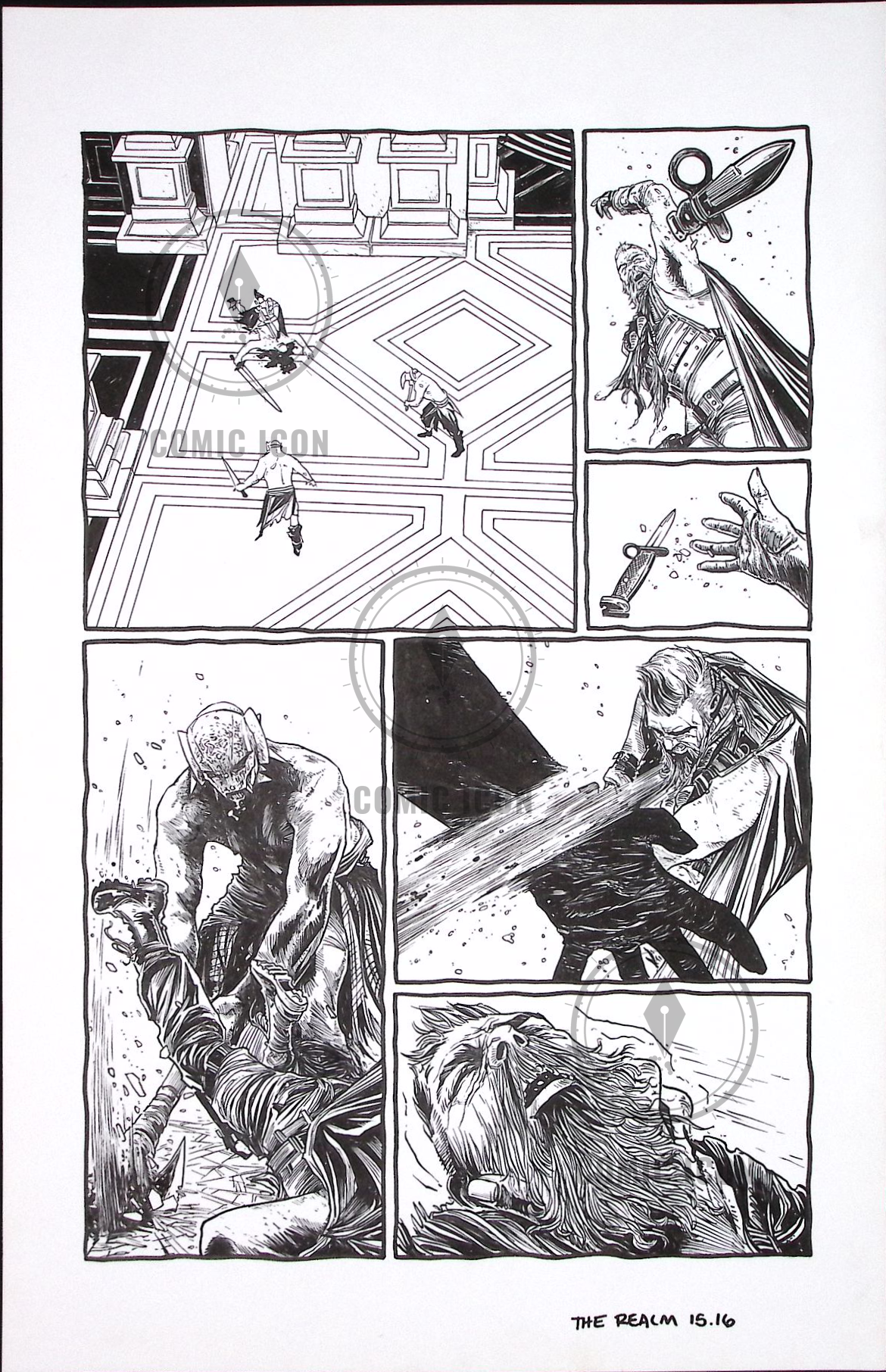 The Realm #15 — Page 16 — Jeremy Haun Original Art
