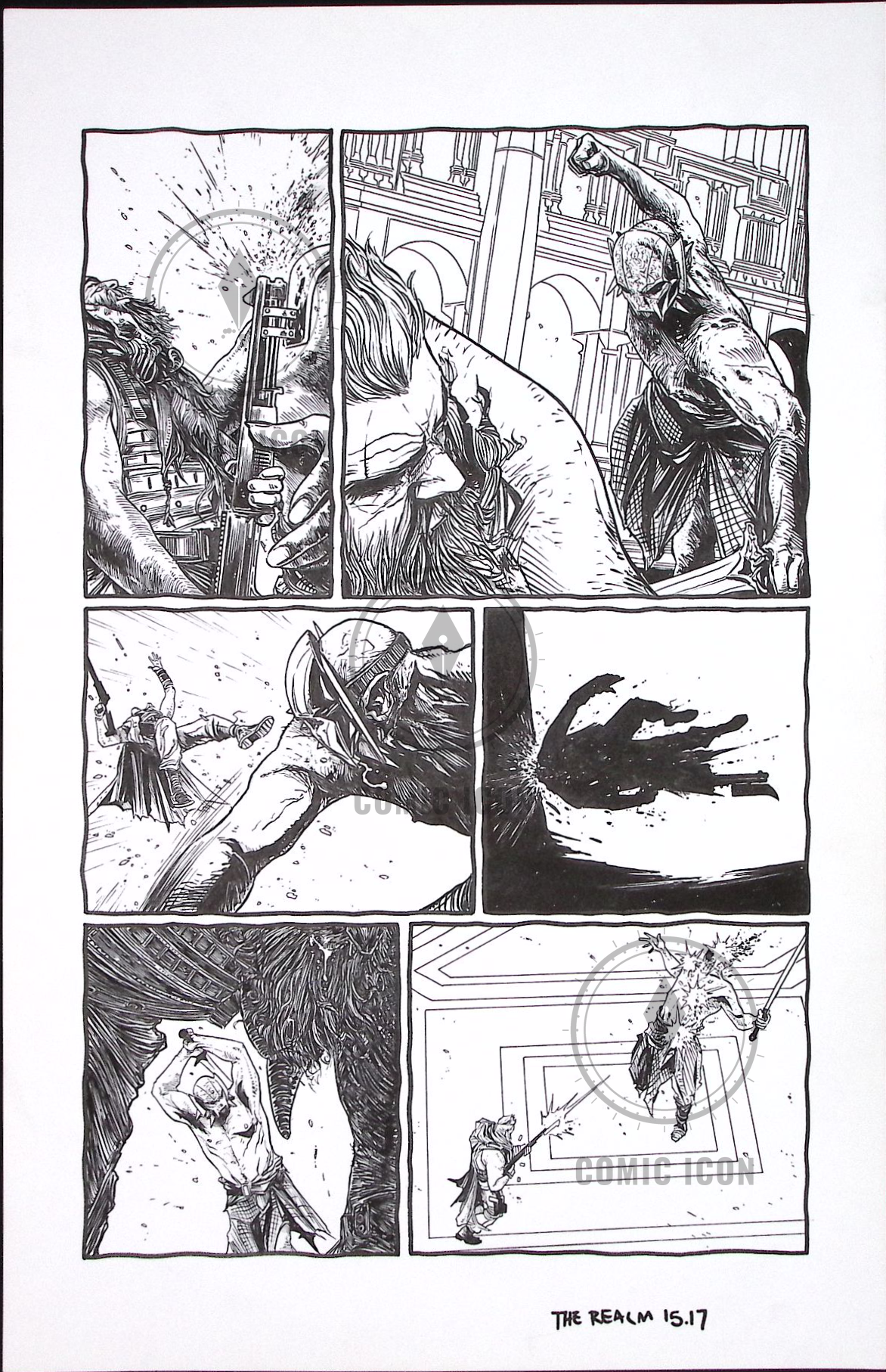 The Realm #15 — Page 17 — Jeremy Haun Original Art